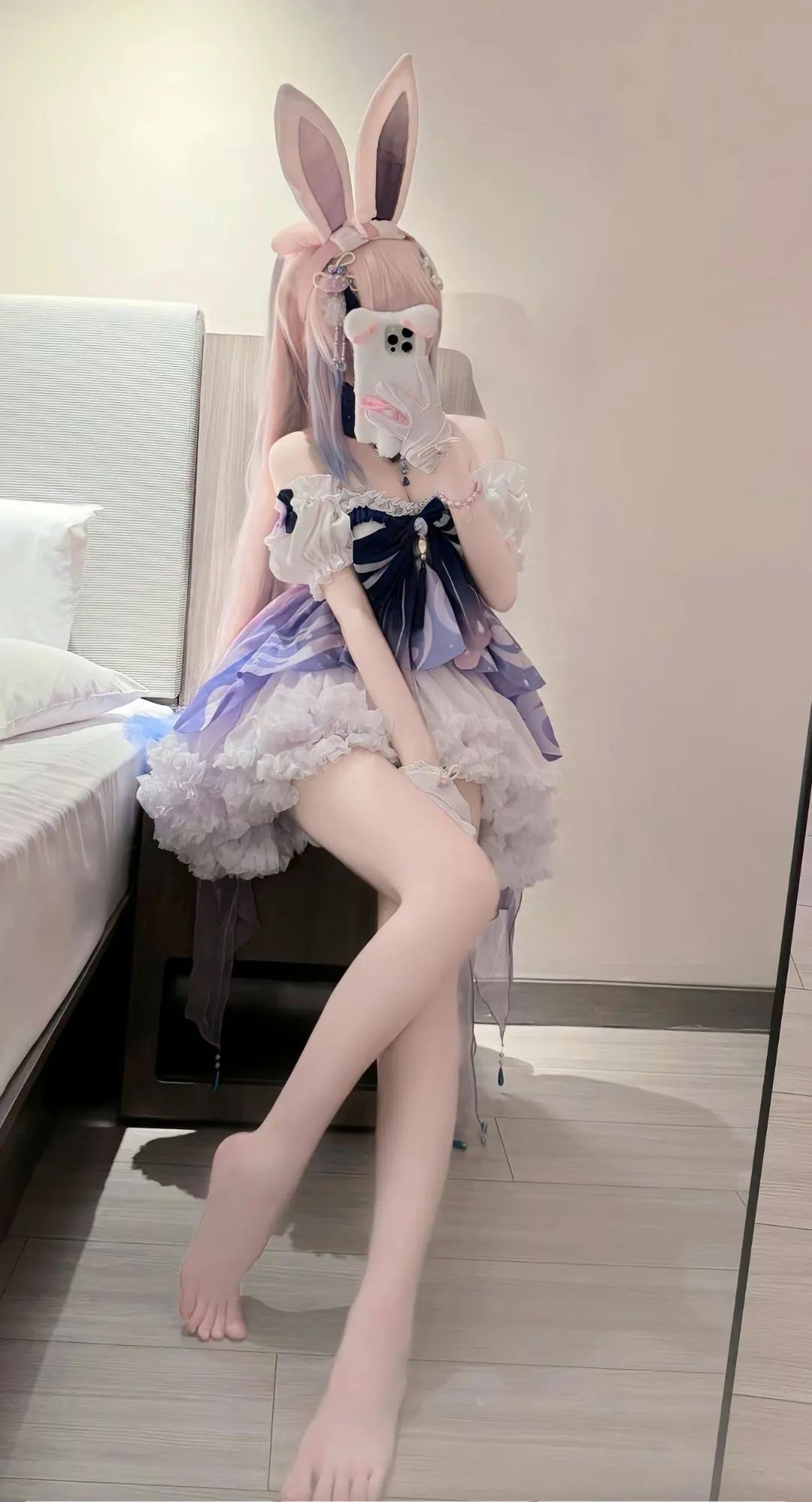 原神cos：白丝+修女服，八重让人狂喜！兔女郎心海，赛车女郎申鹤，大长腿雷神太顶了！