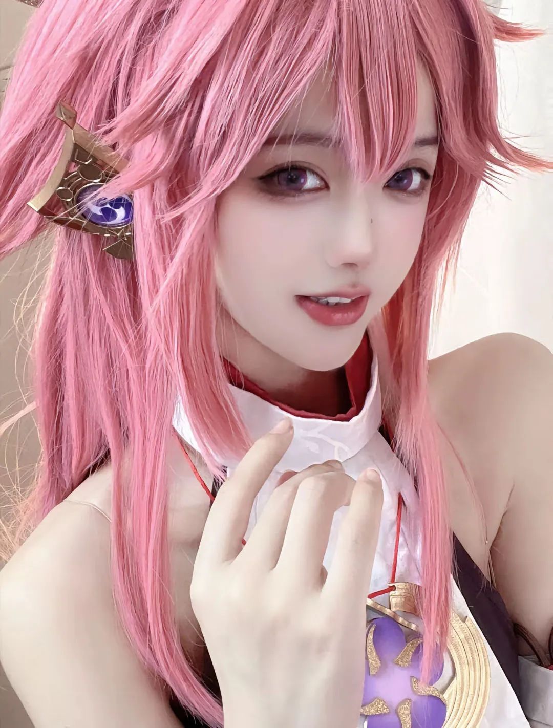原神cos：女仆甘雨一脸娇羞！泳装心海太美了！抹胸装申鹤太御了，女仆宵宫，泳装芭芭拉我爱了！