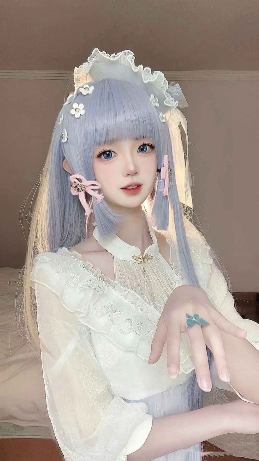 原神cos：汉服甘雨真是美爆了！绫华大小姐连衣裙真是绝美！黑丝菲谢尔，白月光归终我爱了！