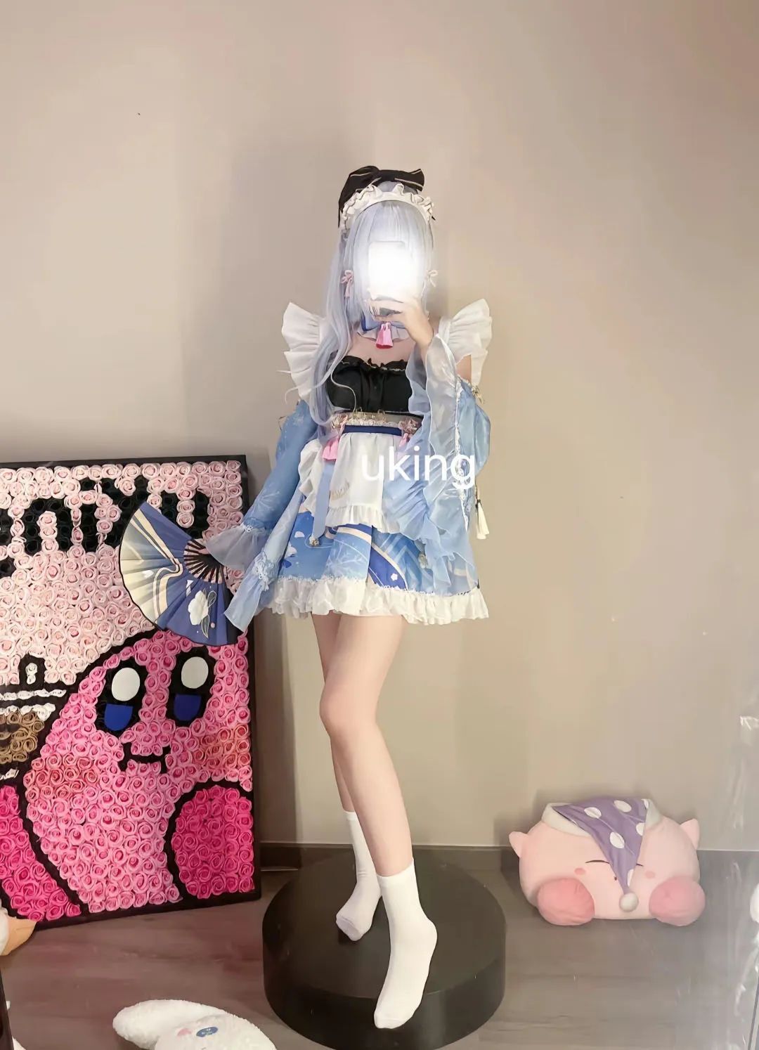 原神cos：睡衣雷神，泳装优菈太美了！白丝婚纱绫华！黑丝旗袍申鹤，单边白丝刻晴让人狂喜！