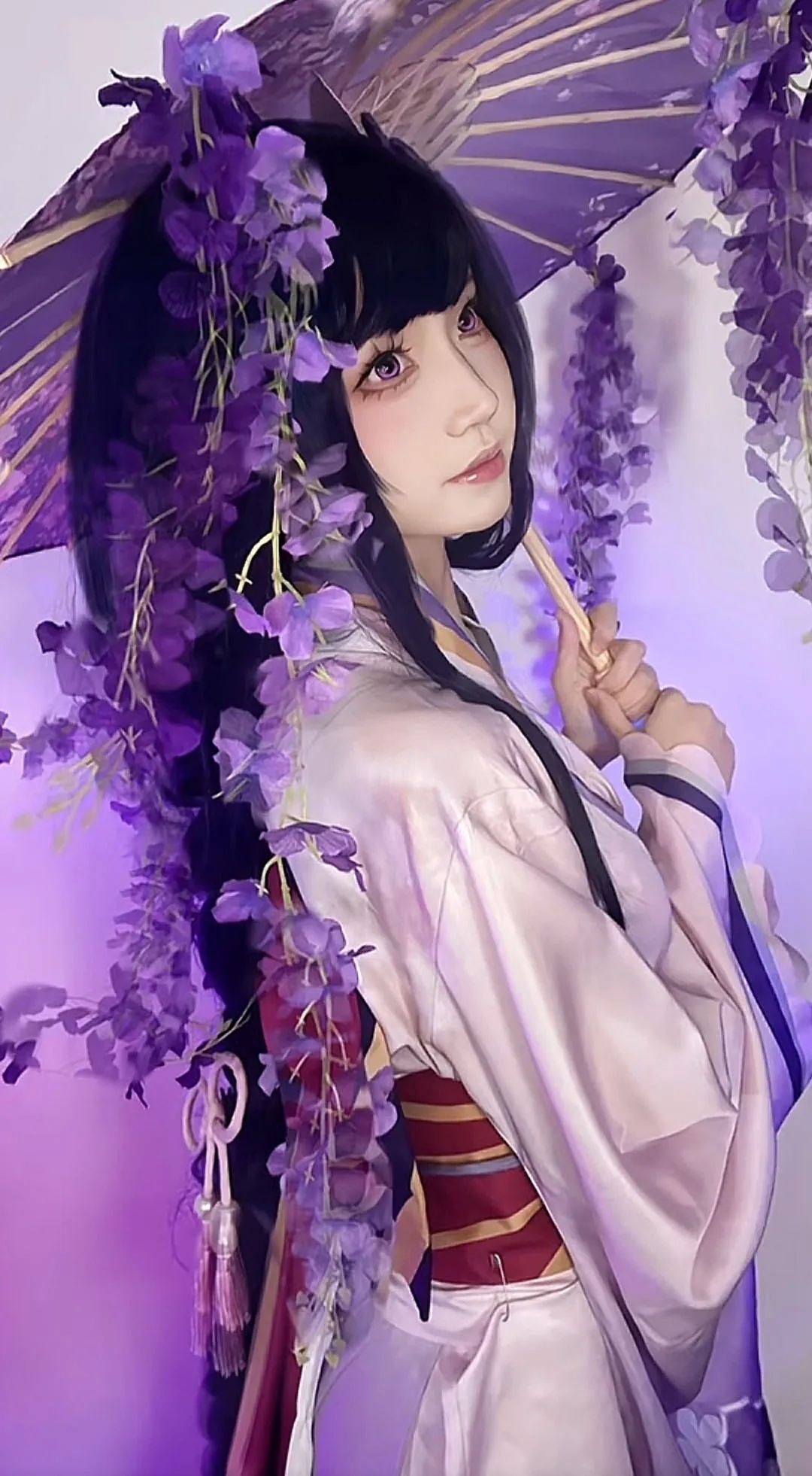 原神cos：黑丝+双马尾，女仆莫娜太美了！泳装妮露，和服雷神，绮良良表情太萌了！
