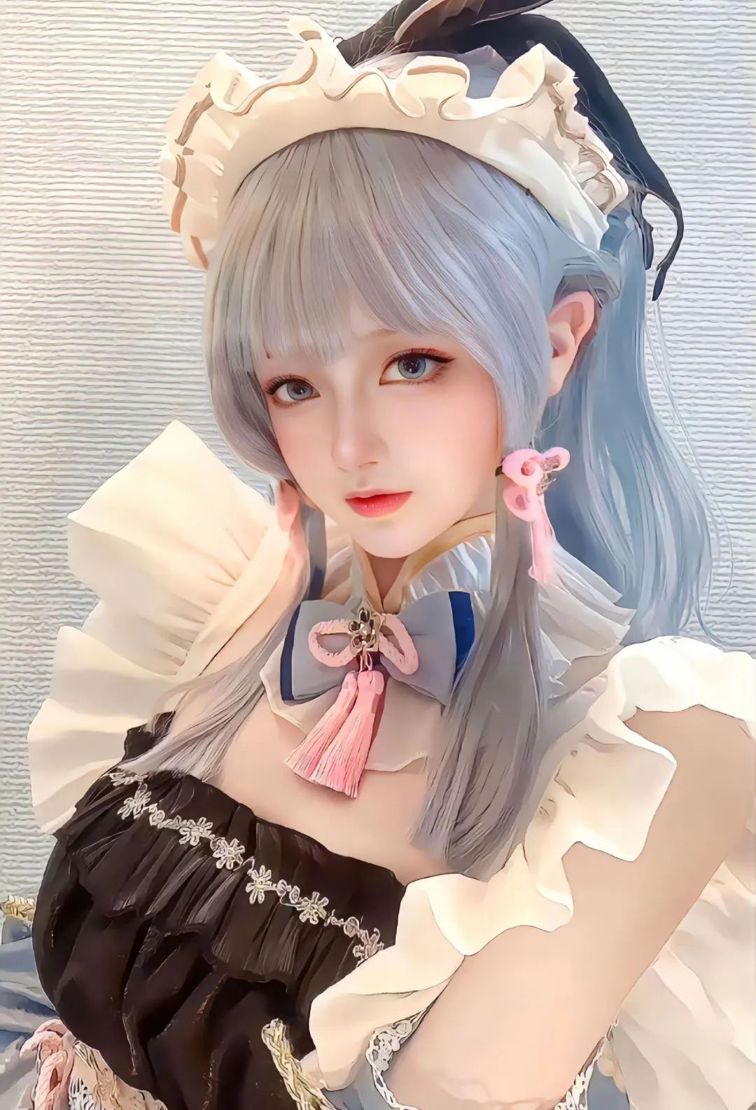 原神cos：白丝+护士服，刻晴超萌！女仆甘雨，神子黑纱裙美爆了！泳装申鹤，女仆雷神让人无法抵抗！