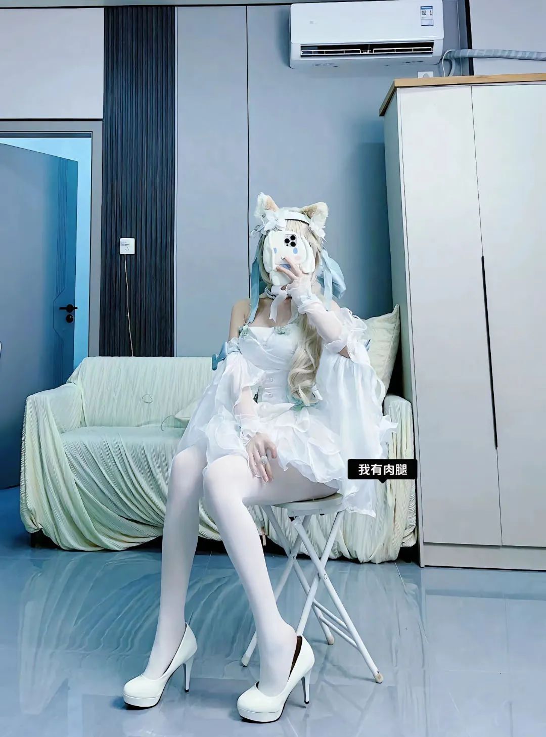 原神cos：黑丝+制服，雷神太御了！黑丝旗袍申鹤，白丝女仆雷神，婚纱刻晴，兔女郎心海谁能不爱？