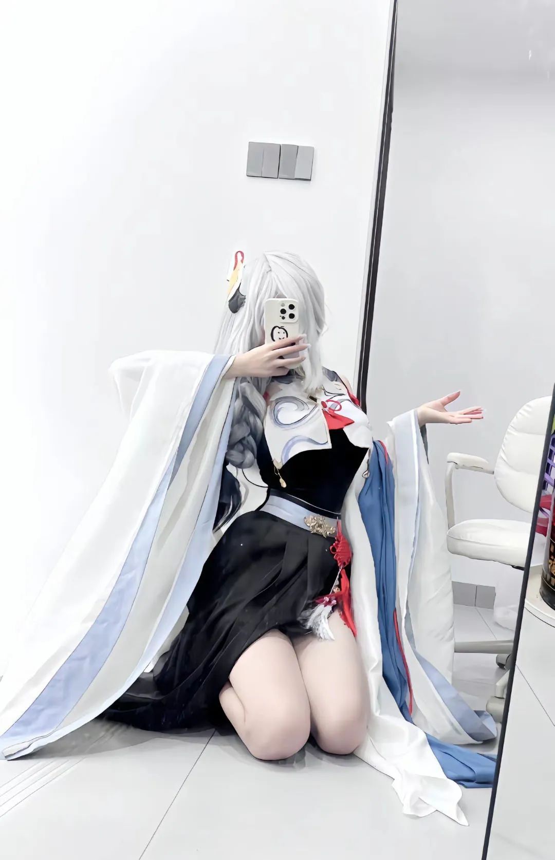 原神cso：黑丝+旗袍，小姨申鹤优雅高贵！青花瓷旗袍甘雨太清凉了！泳装绫华小草神让人狂喜！
