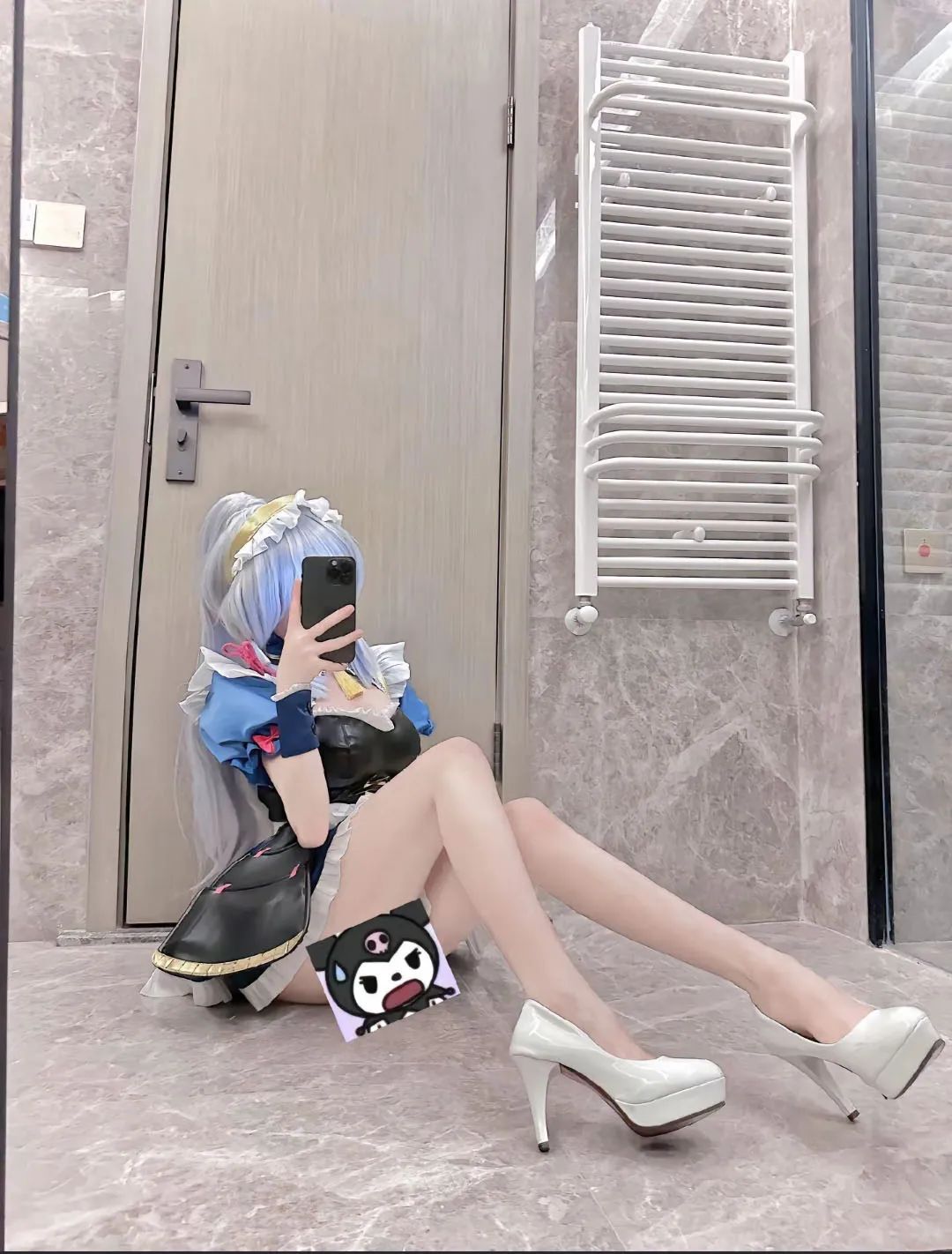 原神cos：黑丝+制服，雷神太御了！兔女郎甘雨，公主裙刻晴太俏皮了！JK绫华，黑丝纱裙申鹤美翻！