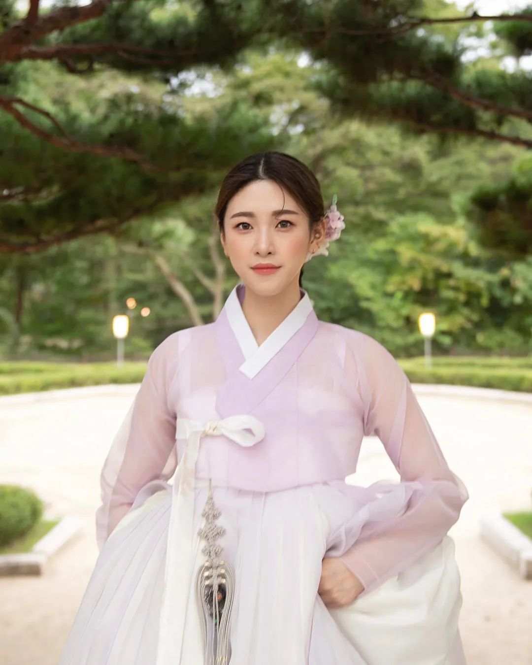 韩国传统服装模特，健身达人，微胖YYDS