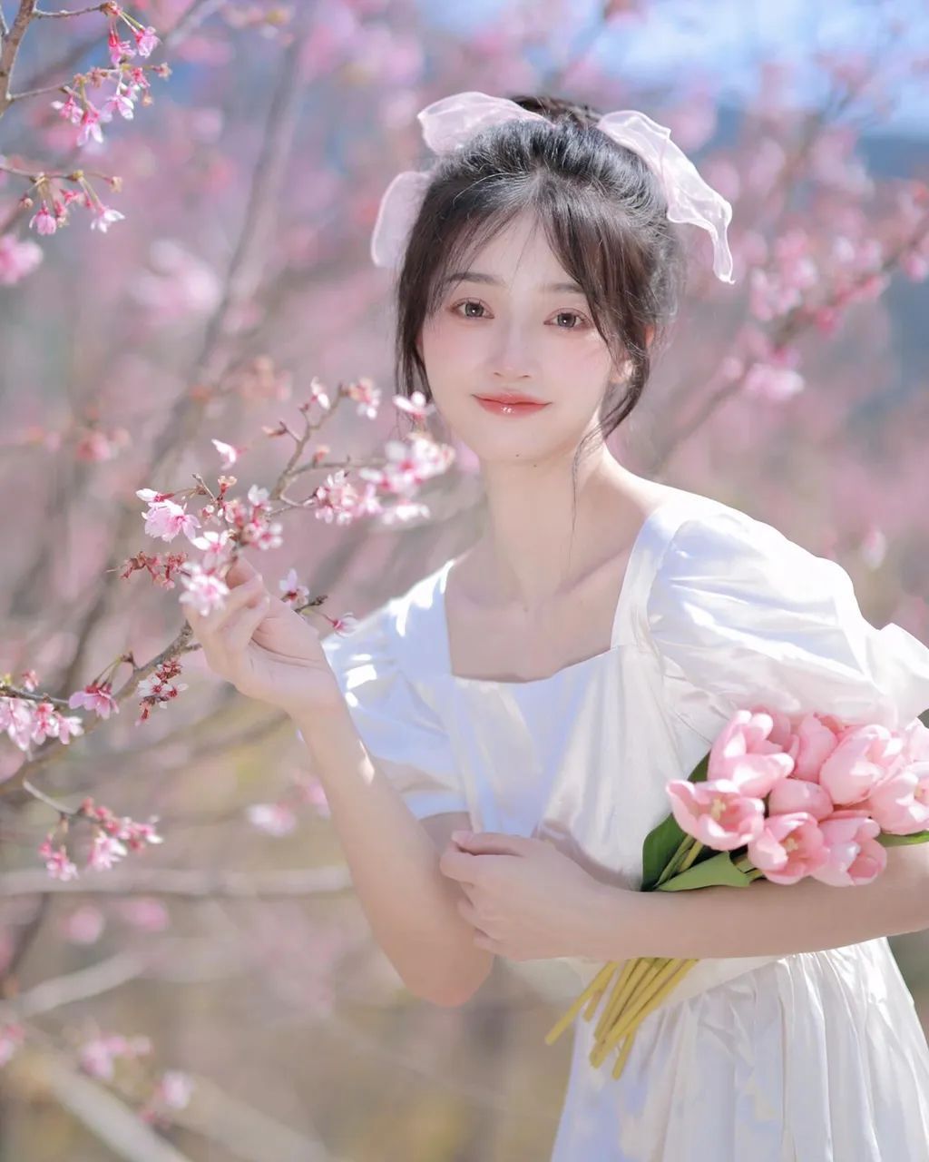 你也是春天里的一束光