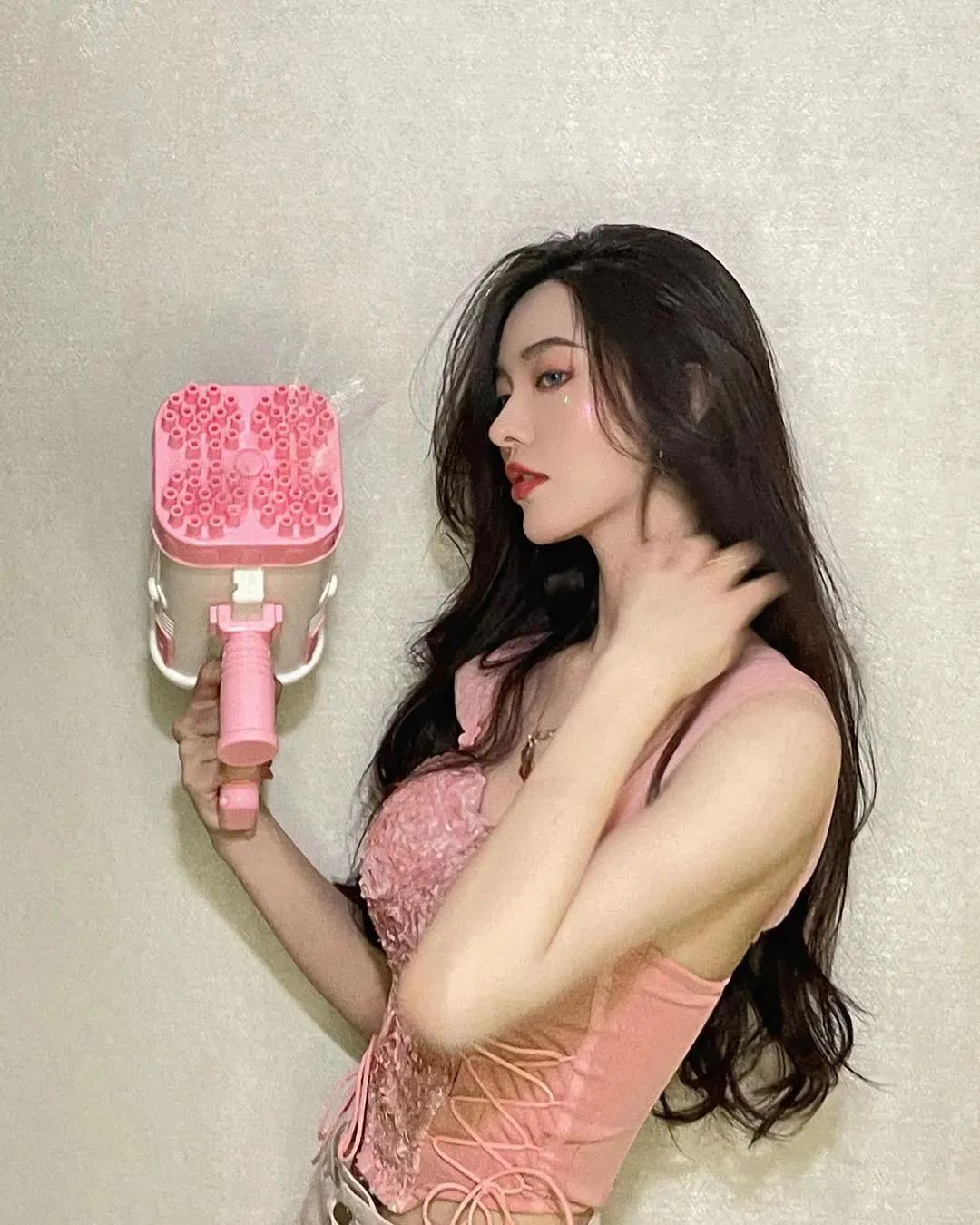 张雨乔，34岁依然楚楚动人的网红美女