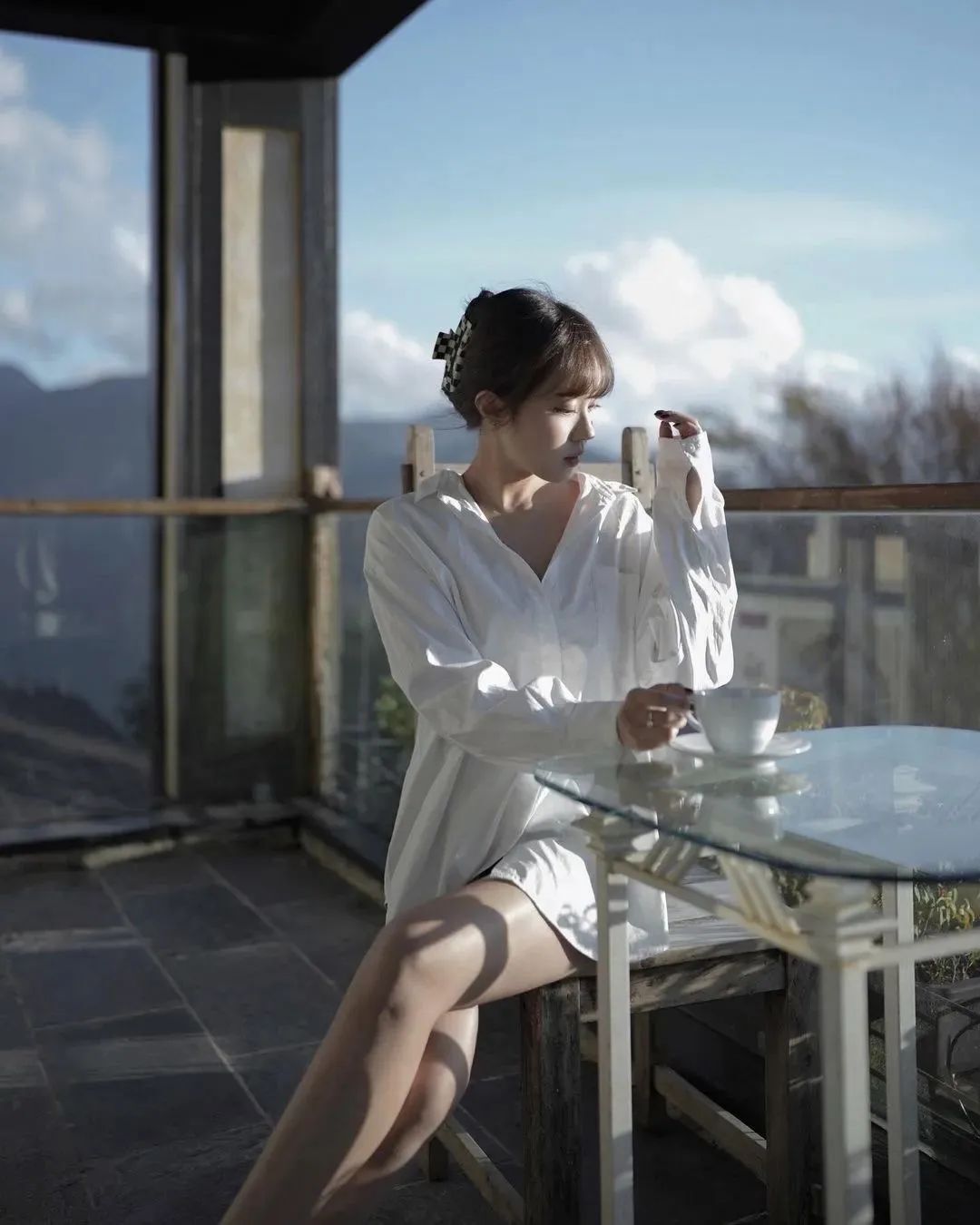 台湾网红Doris，明艳动人的美女模特