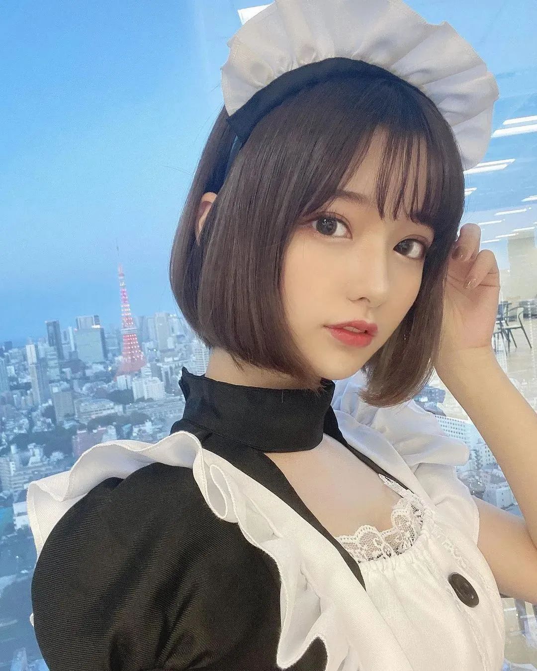 日本网红sarimaru，甜美可爱的小美女
