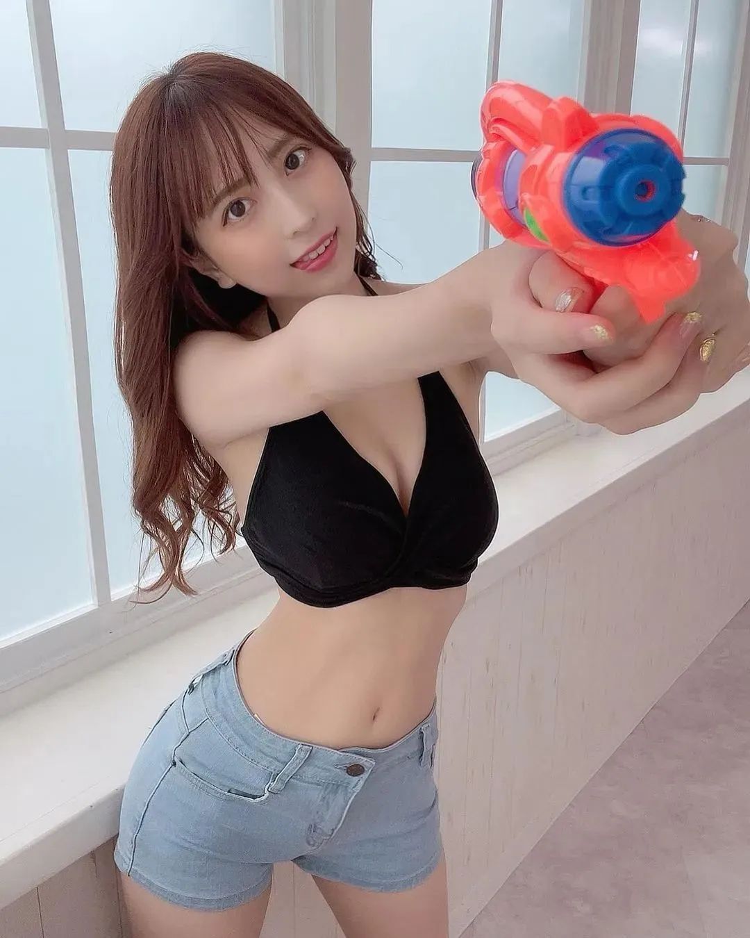 日本网红竹内星菜，清纯可爱的日本最美女画家