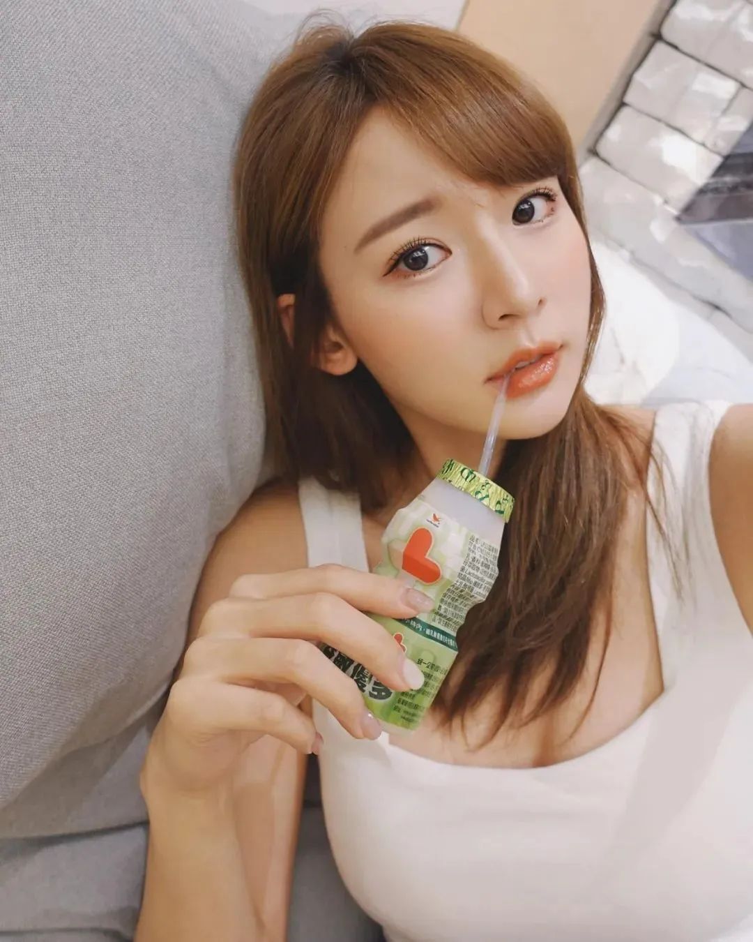 台湾网红林莎，甜美指度超标的元质美少女