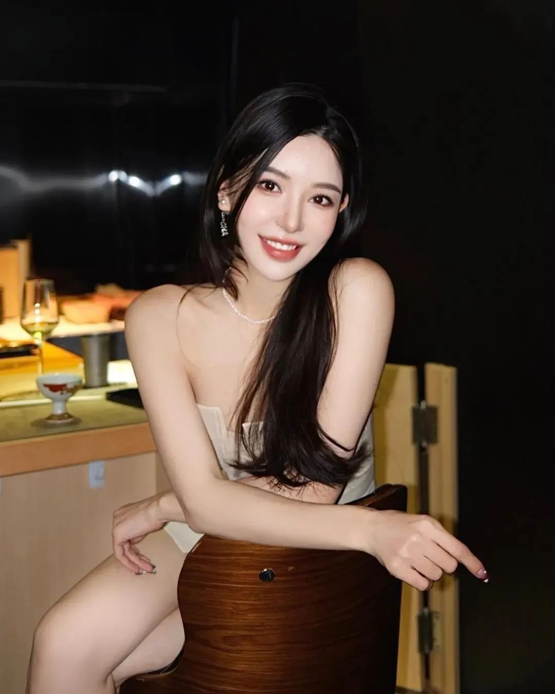 国产网红olivia，甜美迷人的她，是多少人心目中的完美型女友