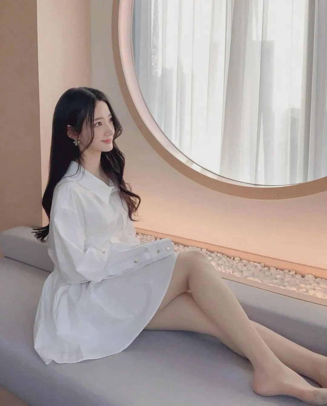 韩国网红hyeon，天生丽质的气质女神