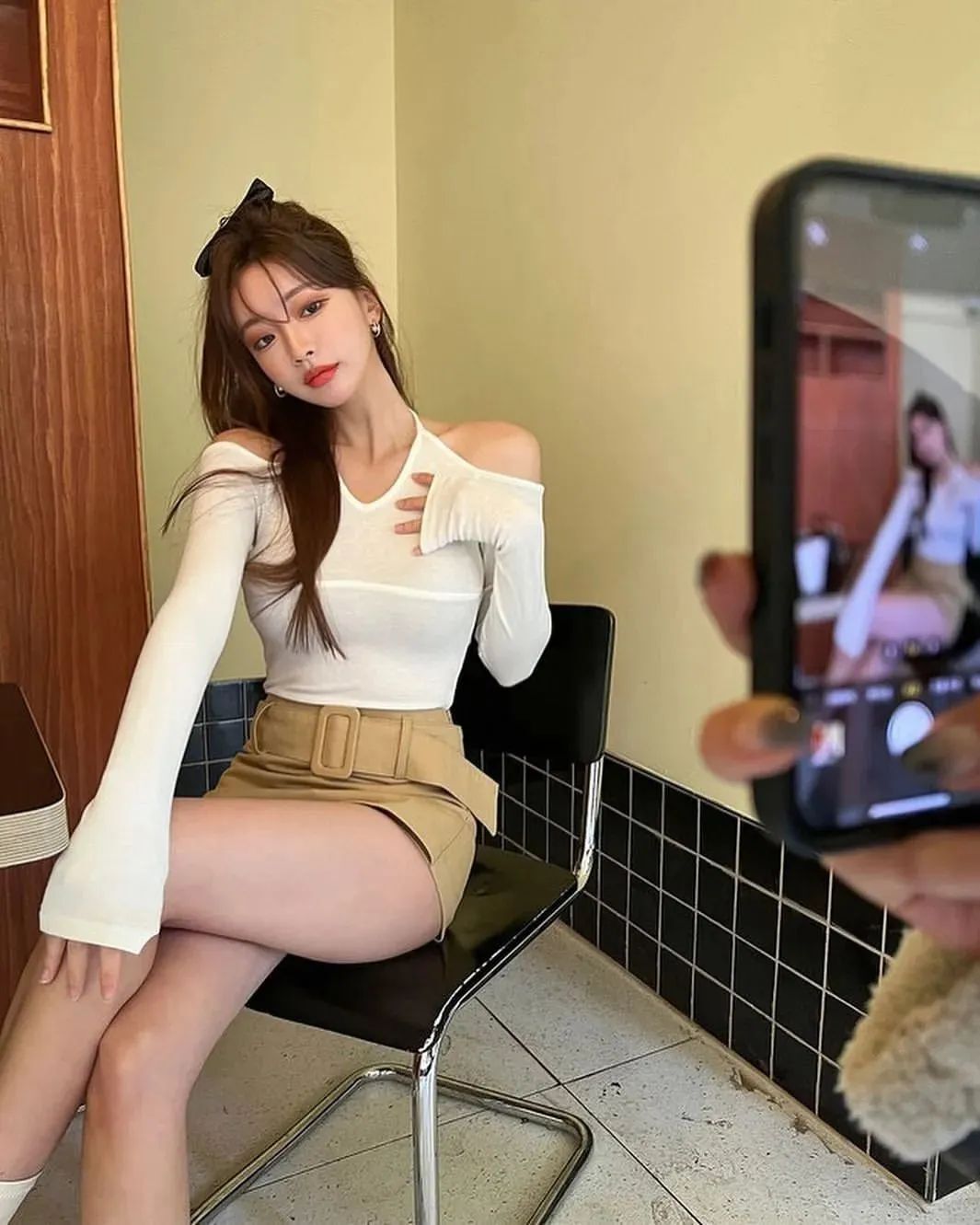 韩国网红haesoll，可盐可甜的气质女神