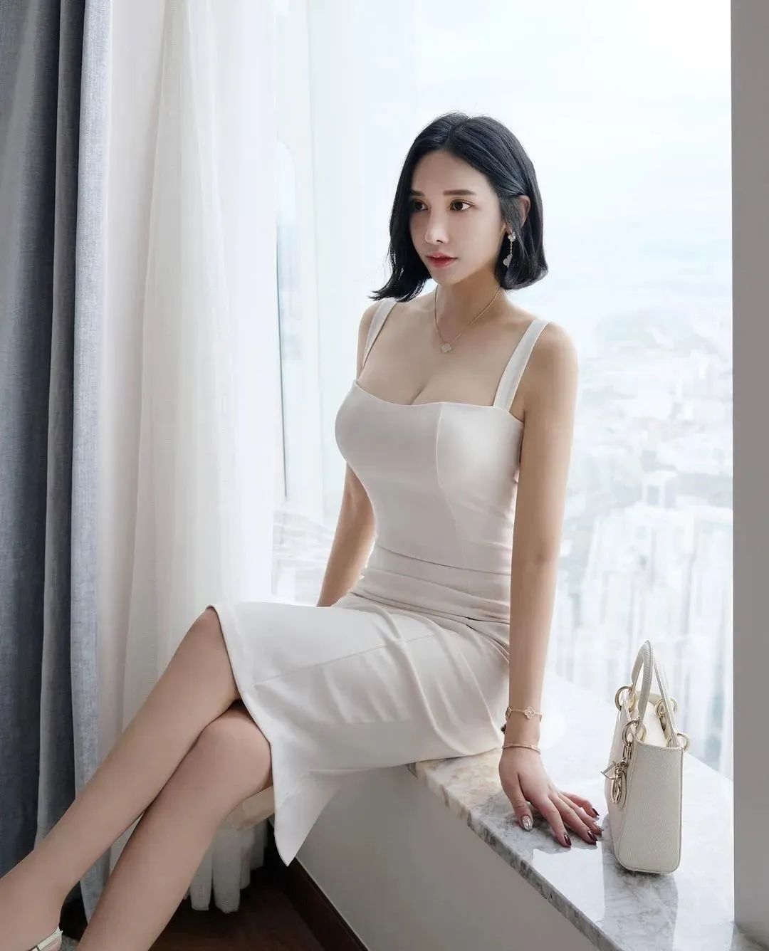 韩国网红anhjj，拥有贵妇气质“名媛风”的气质女神