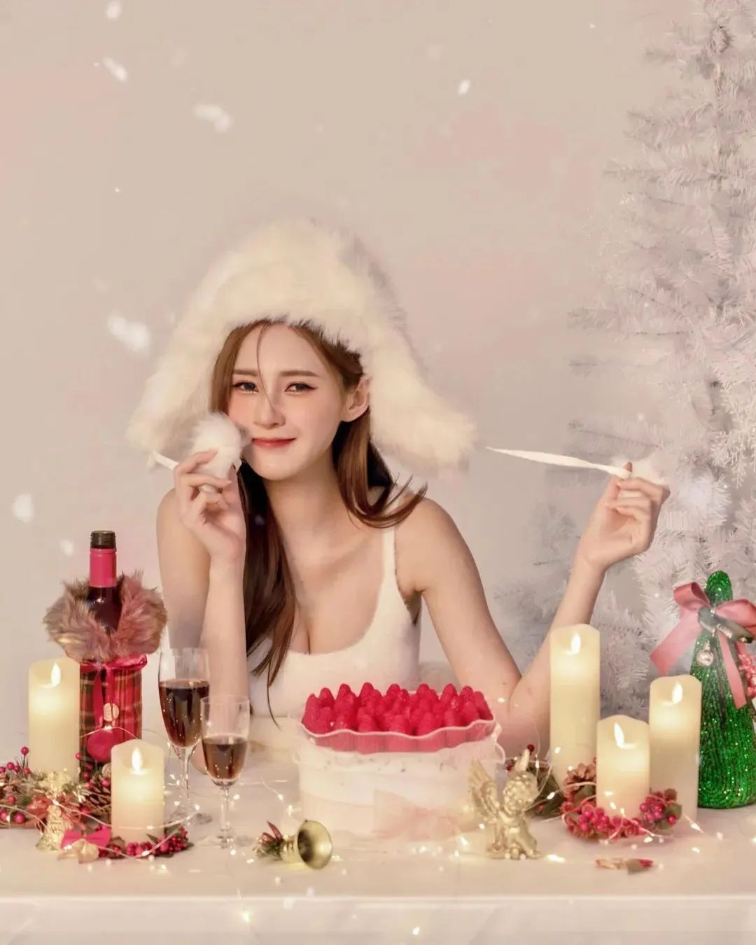 马来西亚网红黄诗棋，曾5次入围世界百大美女的“甜美系”女神