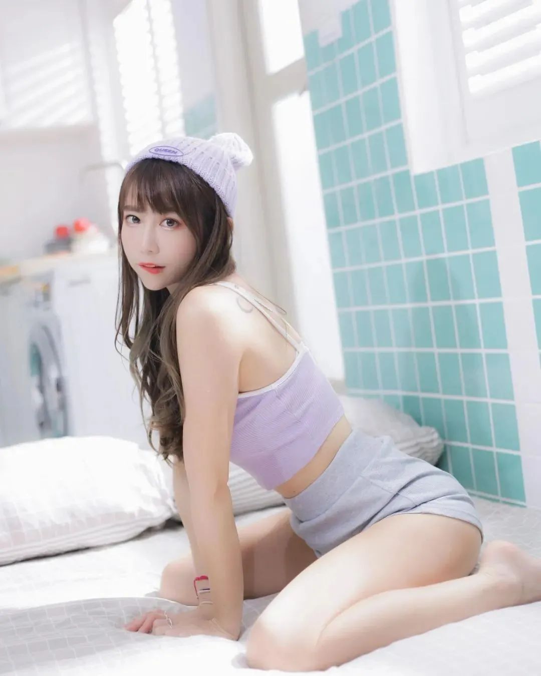 台湾网红董梓甯，甜美又性感的啦啦队女神