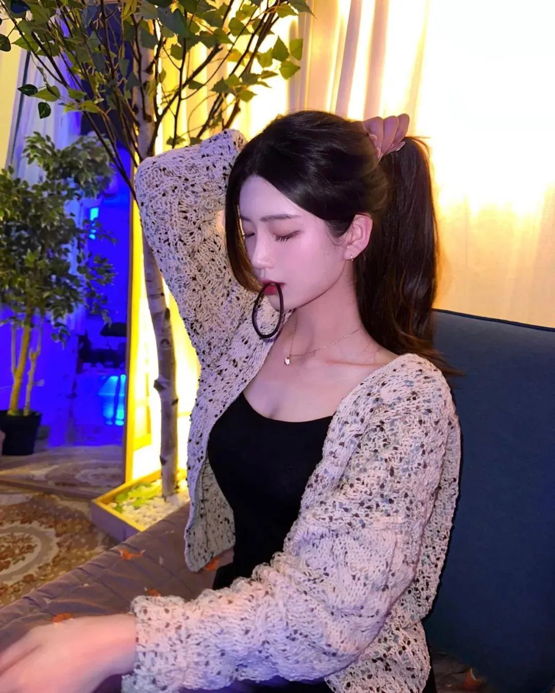 韩国网红dao.ino，拥有顶级神颜的气质女神