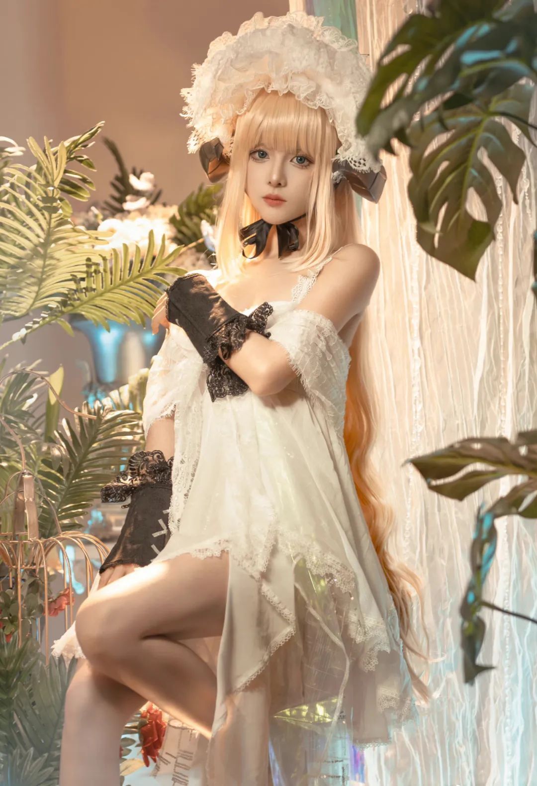 cosplay：蕾丝的诱惑 夜莺