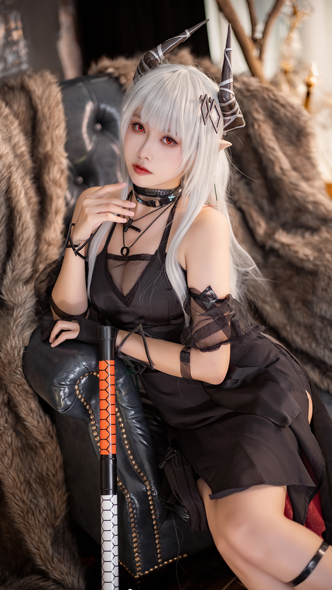 cosplay：【明日方舟】黑曜石-泥岩