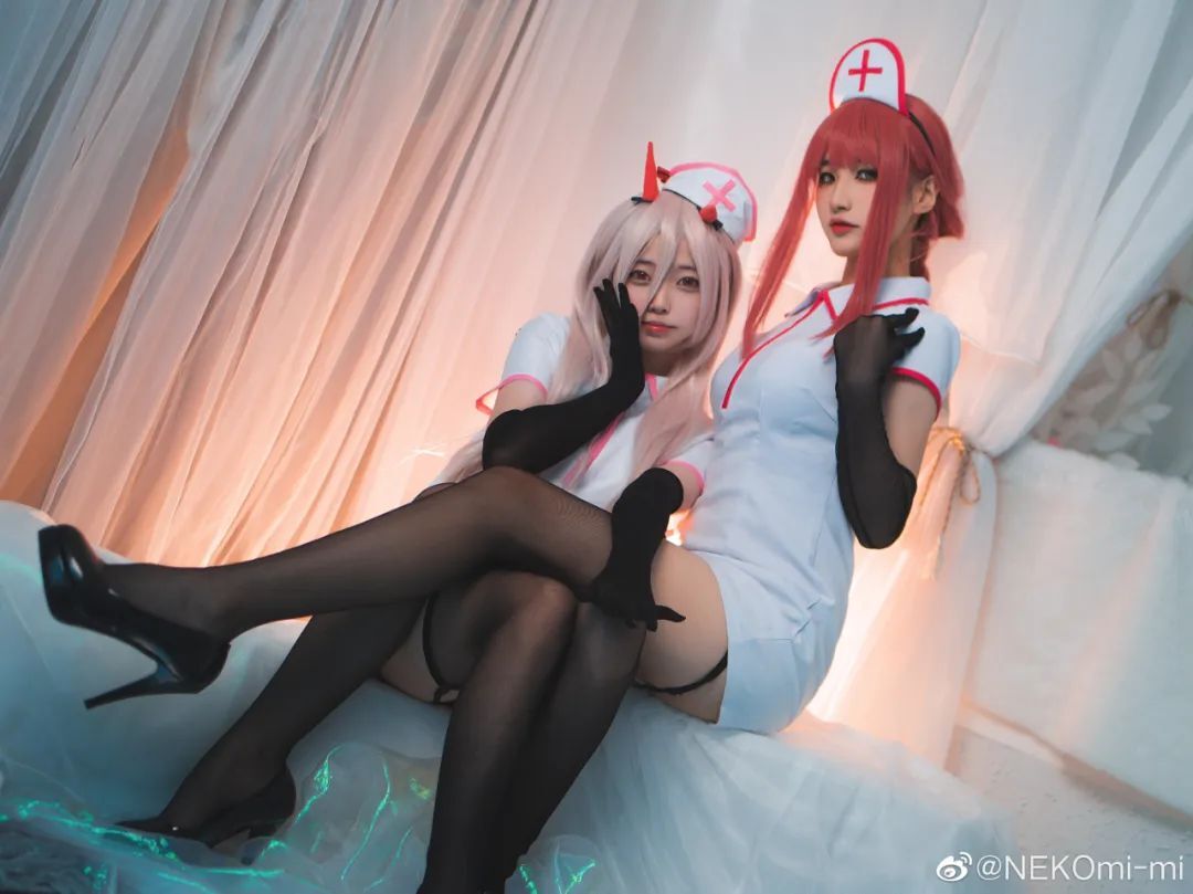 cosplay：【电锯人】玛奇玛&帕瓦