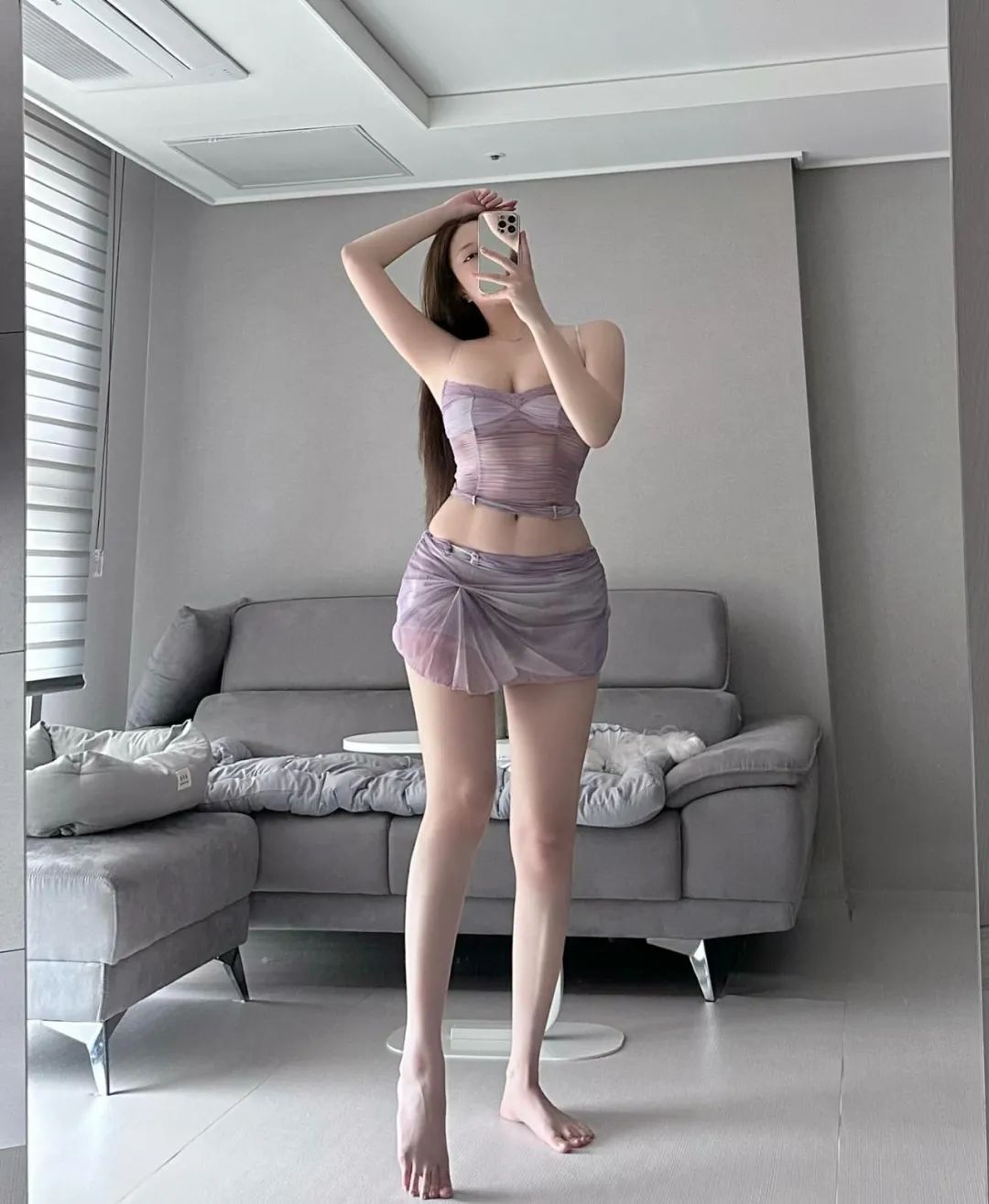 腿长1米2，还这样穿，这身材你们顶不住的！