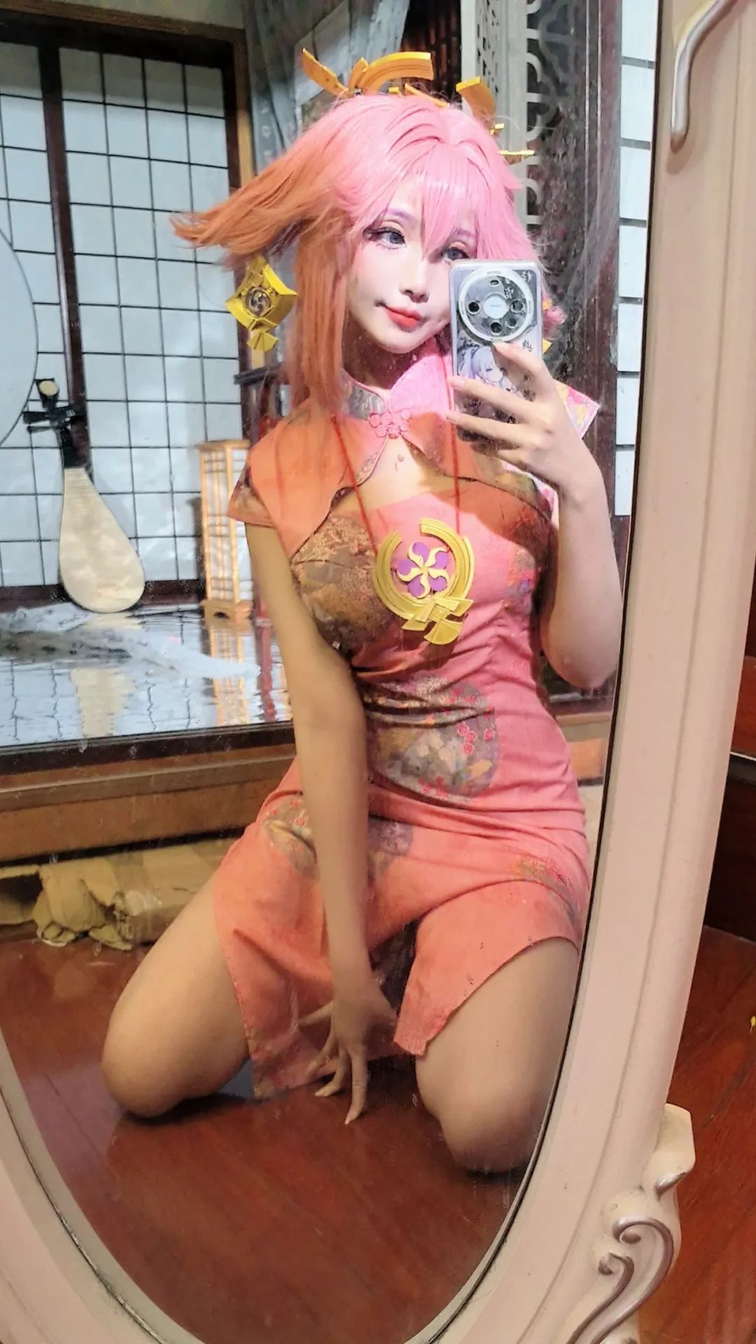 原神cos：裸足+泳装，大草神太漂亮了！旗袍神子，和服绫华，包臀裙申鹤真御！