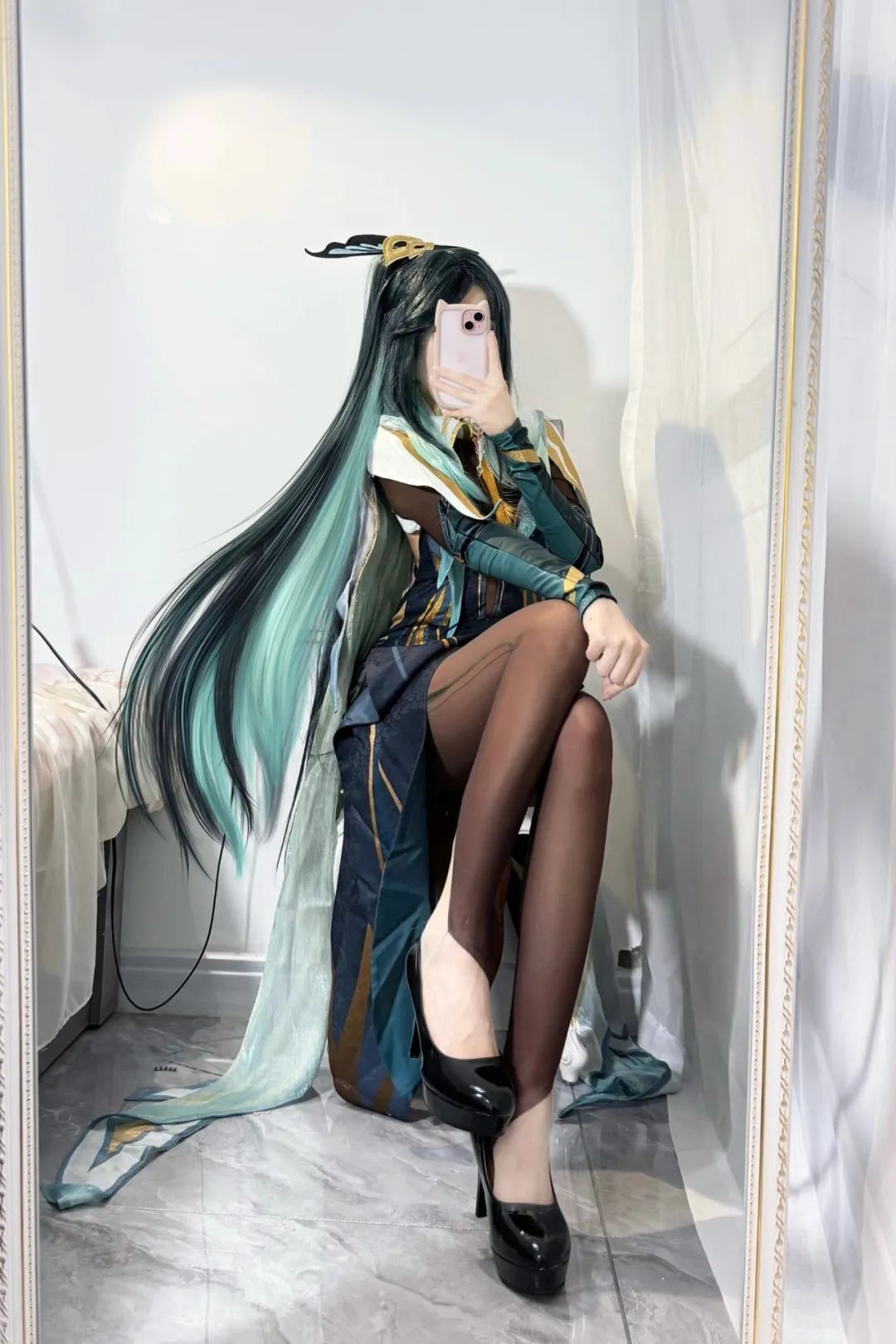 原神cos：白丝+花嫁，婚纱神子太漂亮了！紧身旗袍装申鹤，留云身材不如甘雨！