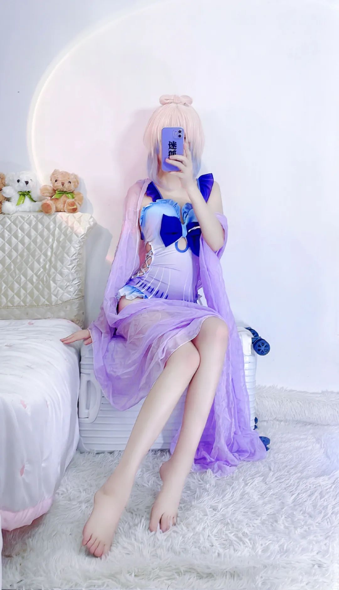 原神cos：泳装心海美爆了！OL制服申鹤果然顶级！安柏终于变大了！