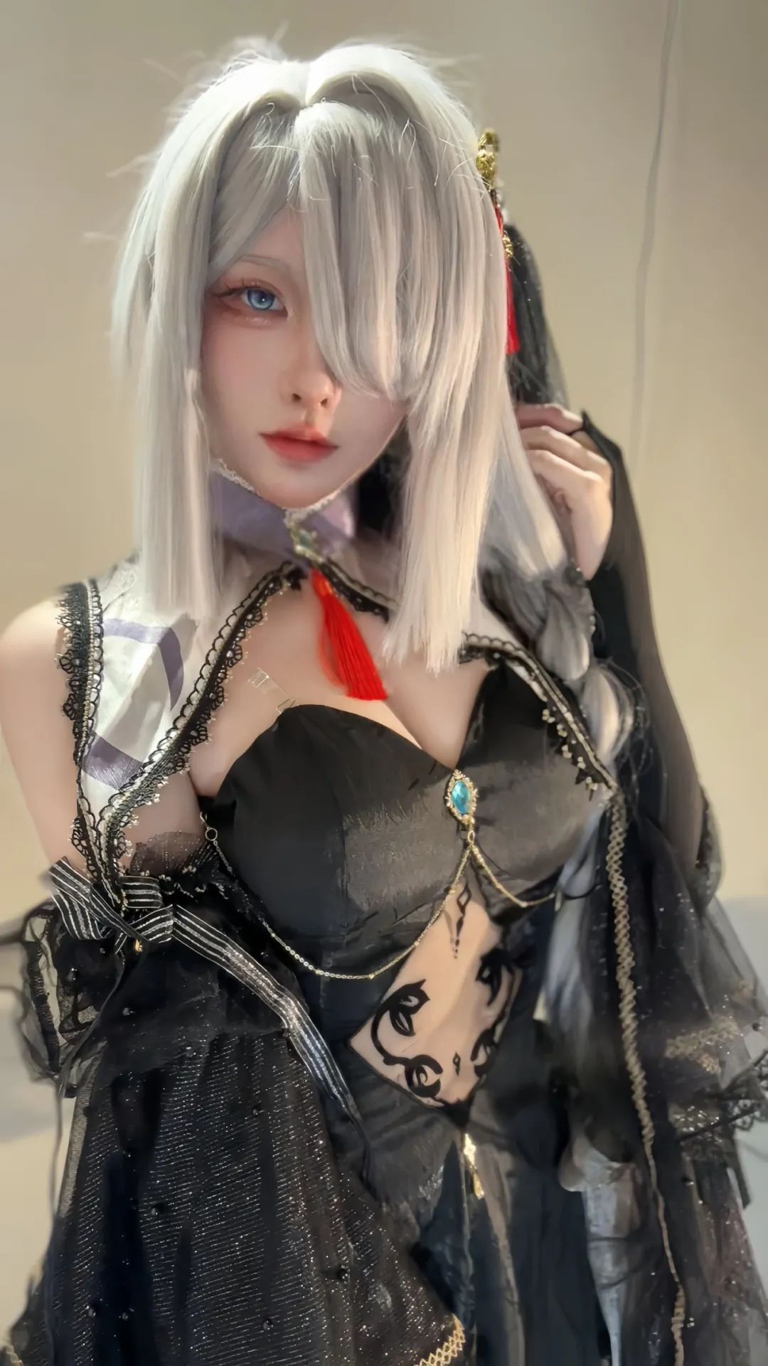 原神cos：白丝+女仆装，刻晴太清凉了！心海花嫁超赞！申鹤黑色旗袍真顶级！