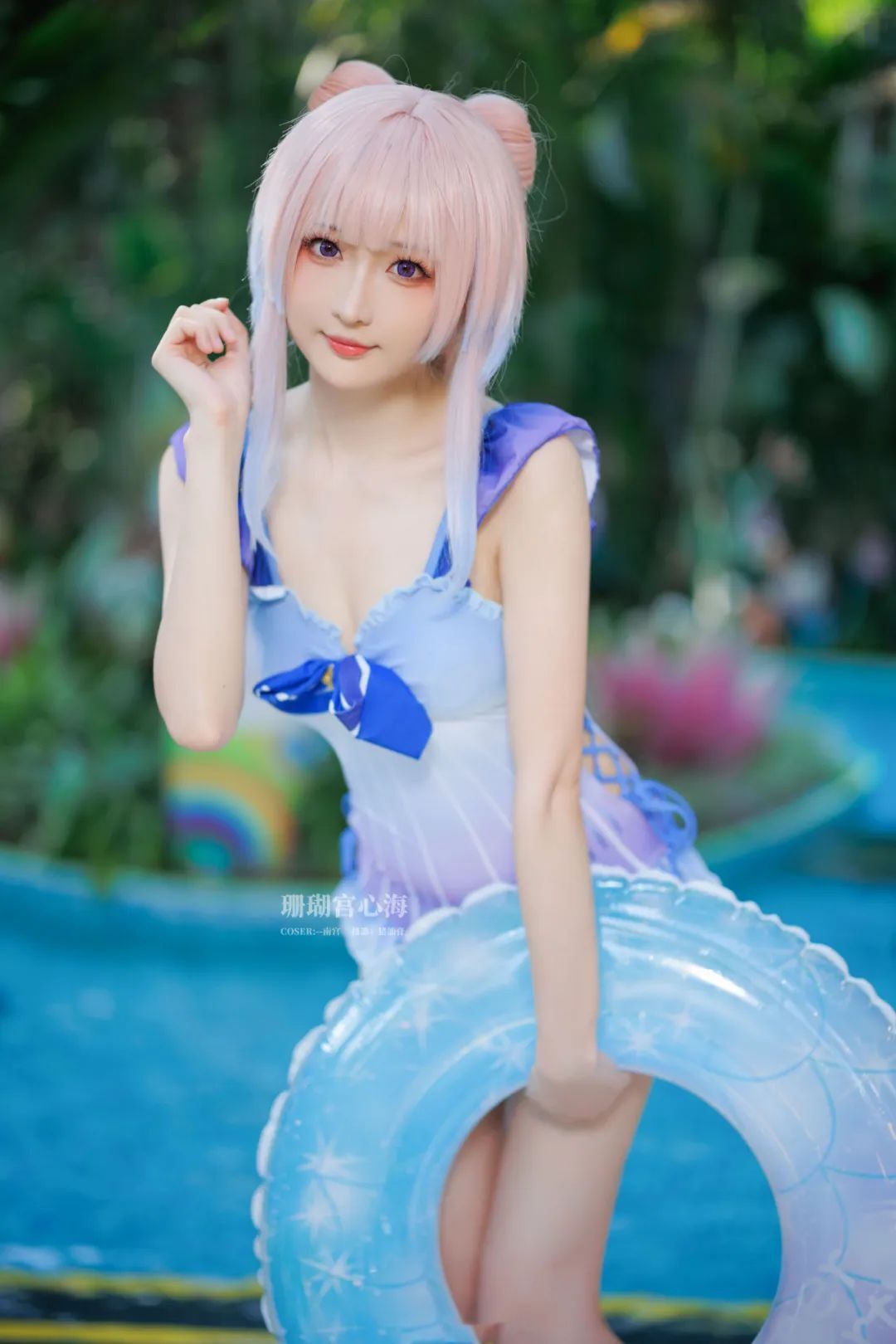 原神cos：申鹤心海夏日泳装太美了！雷神周本boss太顶了！甘雨3套新服装你喜欢吗？
