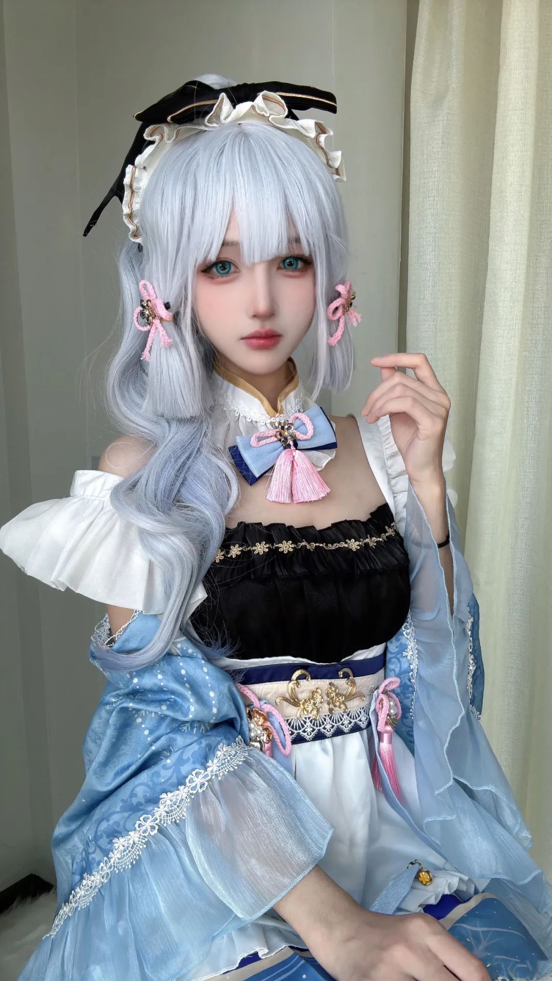 原神cos：兔女郎心海，女仆申鹤绫华，旗袍雷神谁见过？刻晴穿婚纱太美了！