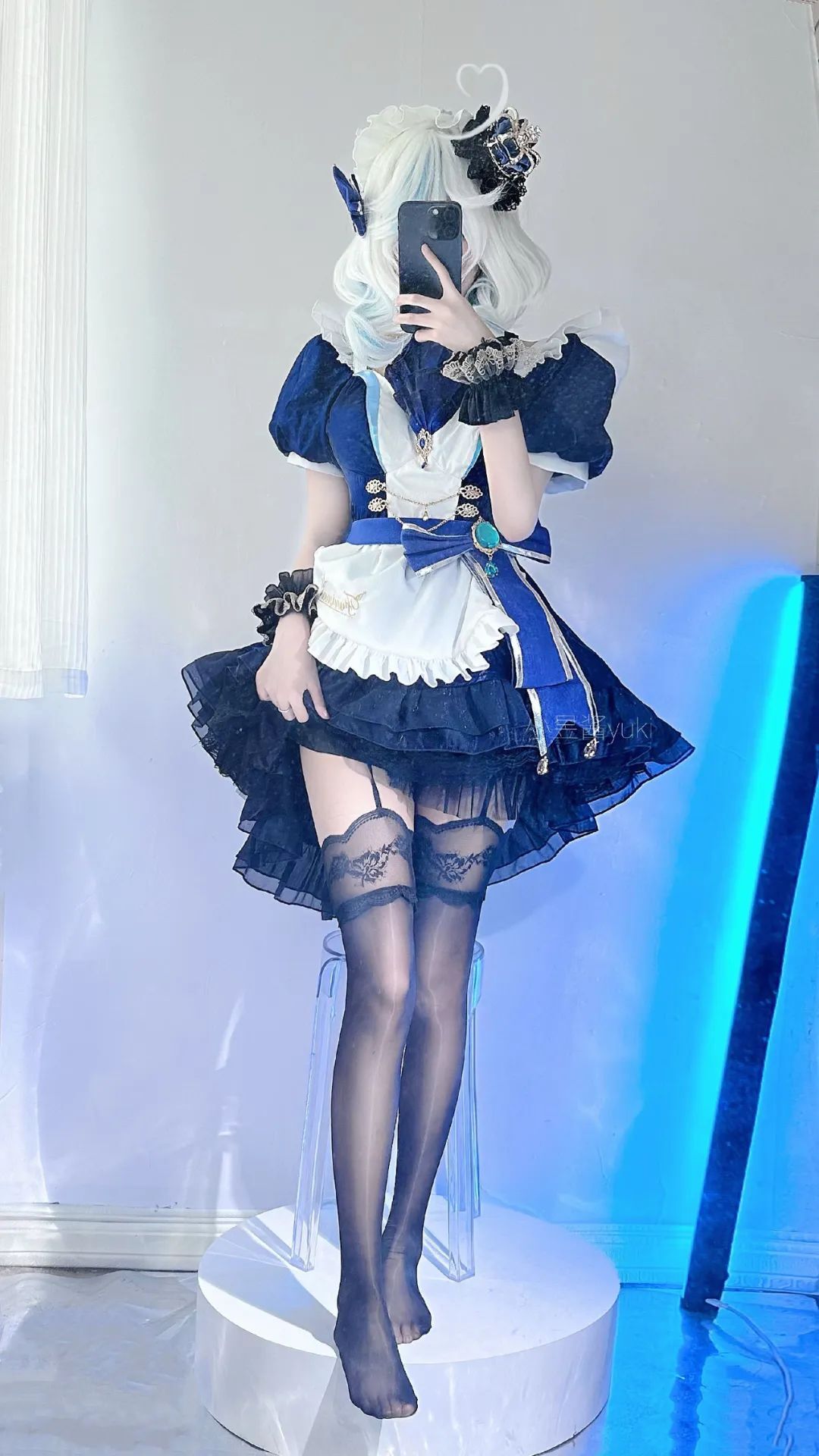原神cos：黑丝+皮裤，甘雨让人狂喜！和服绫华，泳装刻晴，黑丝女仆水神太萌了！