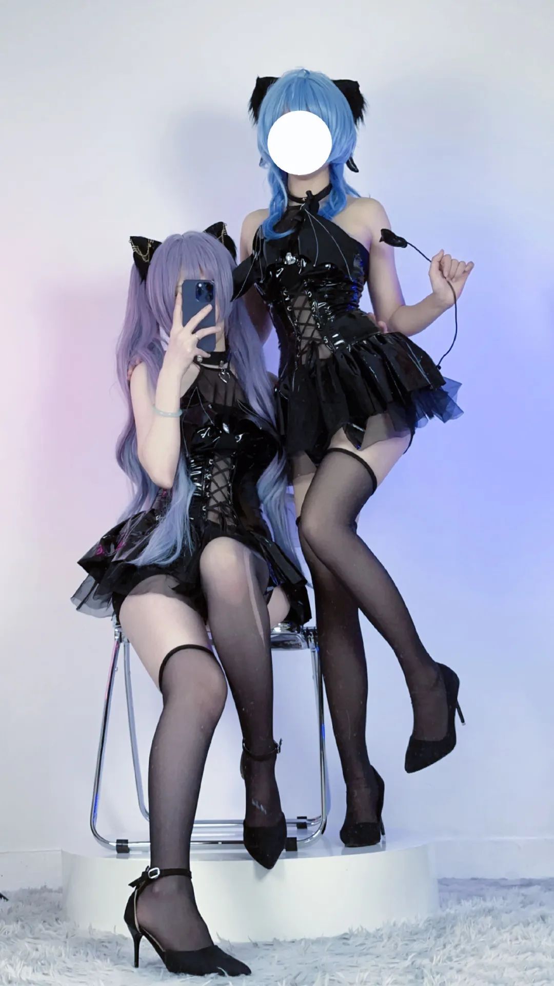 原神cos：黑丝+皮裤，甘雨让人狂喜！和服绫华，泳装刻晴，黑丝女仆水神太萌了！