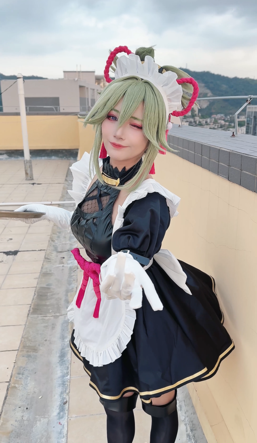 原神cos：泳装神子太美了！制服雷神，香菱变大了，白丝刻晴，女仆久岐忍让人狂喜！