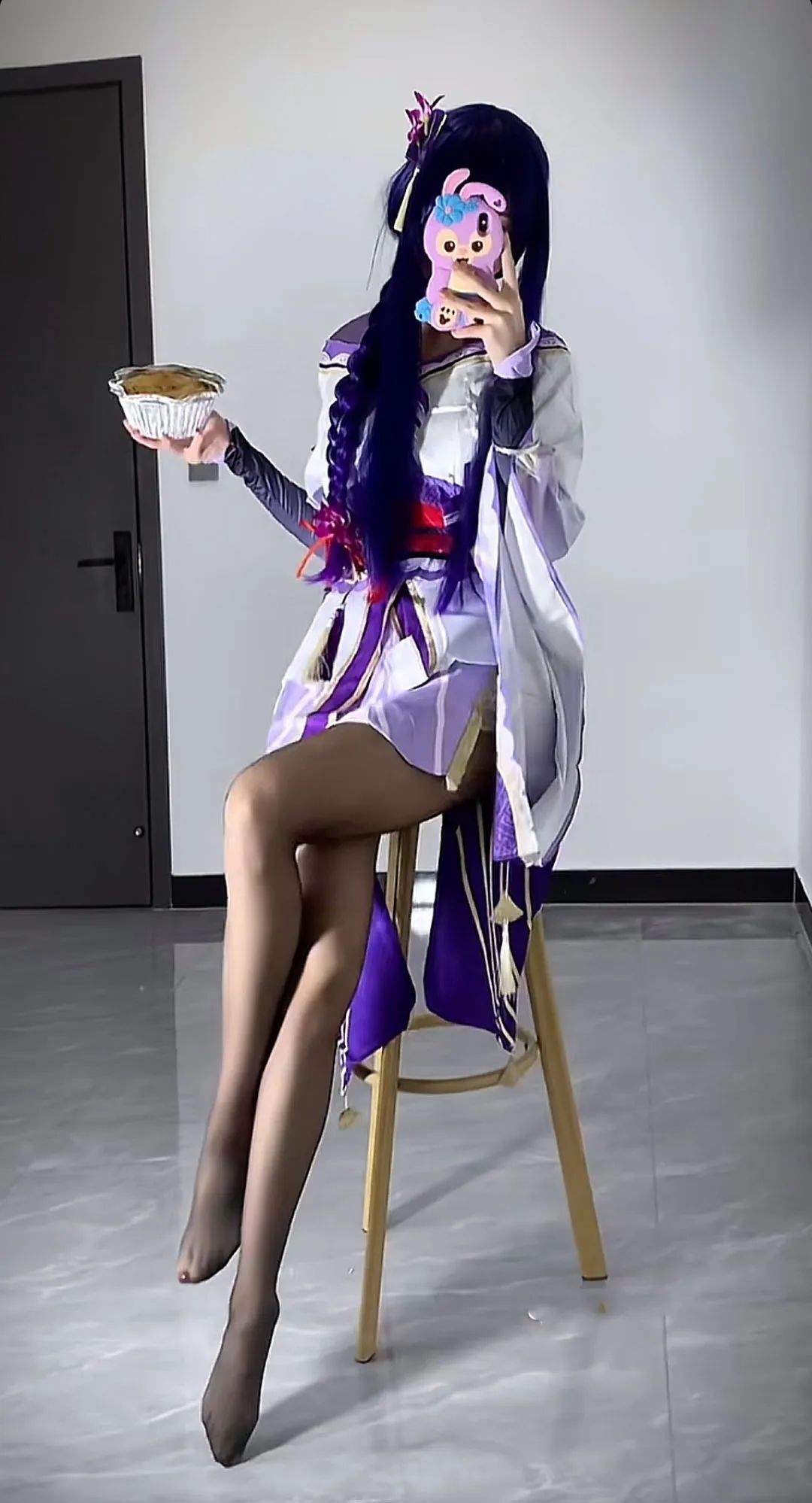 原神cos：黑丝刻晴太好看了！居家服申鹤我爱了！一米八的黑丝雷神太顶了！归终不愧是白月光！