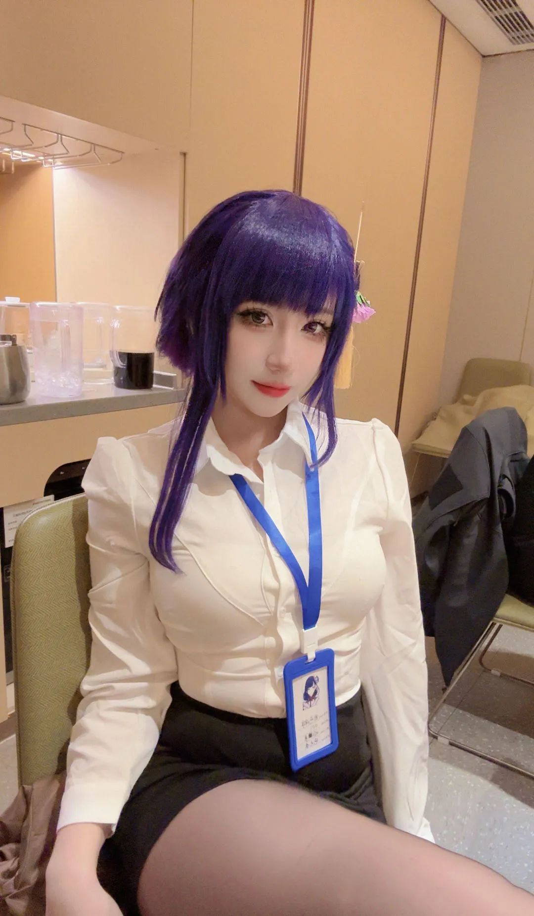 原神cos：白丝+制服，护士刻晴太美了！OL制服雷神太顶了！申鹤仙女装让人狂喜！