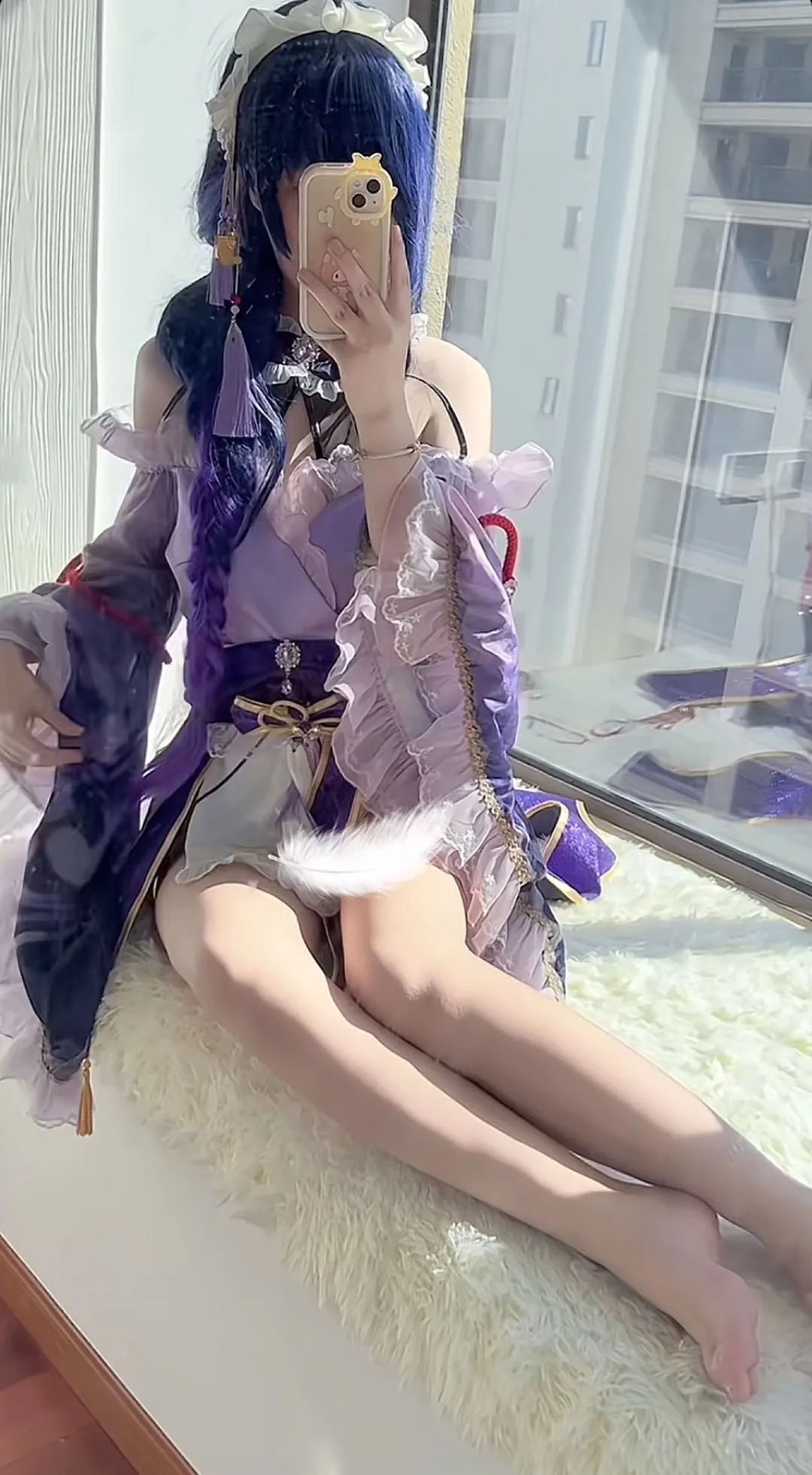 原神cos：白丝+和服，绫华太美了！兔女郎心海，女仆雷神让人狂喜！白丝连衣裙神子太顶了！