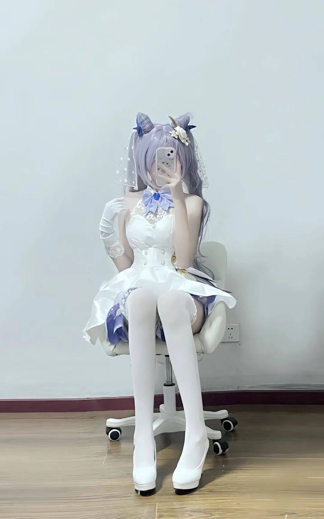 原神cos：JK制服绫华，泳装草神太可爱了！白丝婚纱刻晴让人狂喜！黑丝旗袍申鹤我爱了！