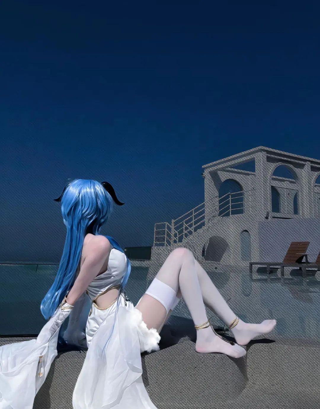 原神cos：白丝+超短裙，兔女郎心海太美了！申鹤黑丝大长腿让让人无法拒绝！白丝婚纱甘雨让人狂喜！