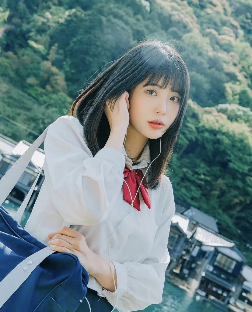 青春活力的模特写真，太美了！