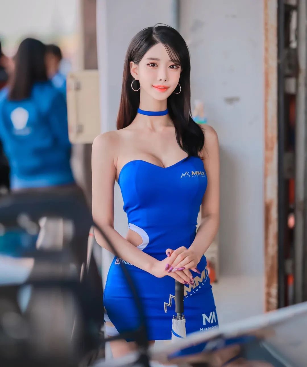 韩国车模 | 甜美长相大长腿，性感妖娆好身材！
