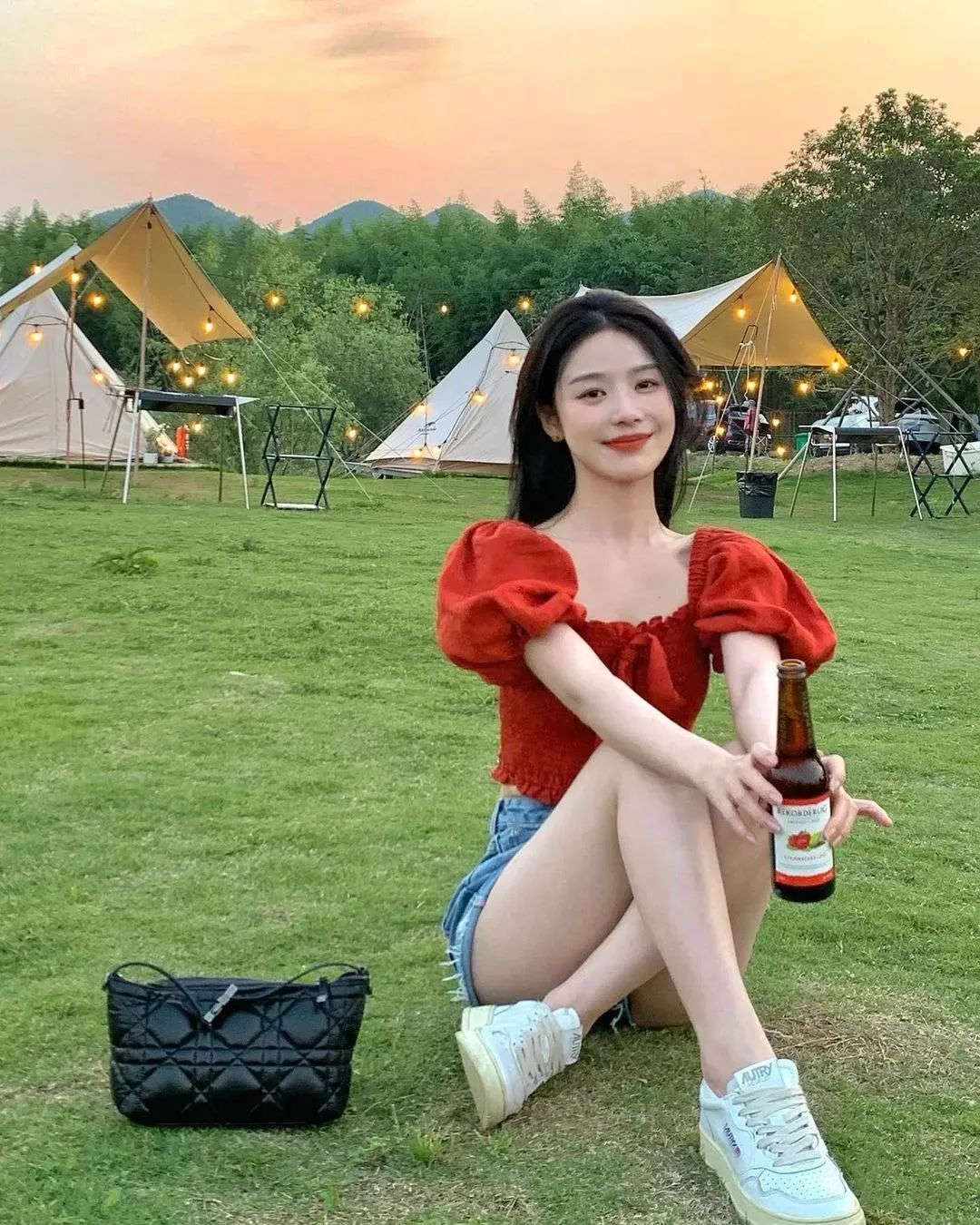 【美女壁纸】如如，甜度超标的“韩系”网红美女！