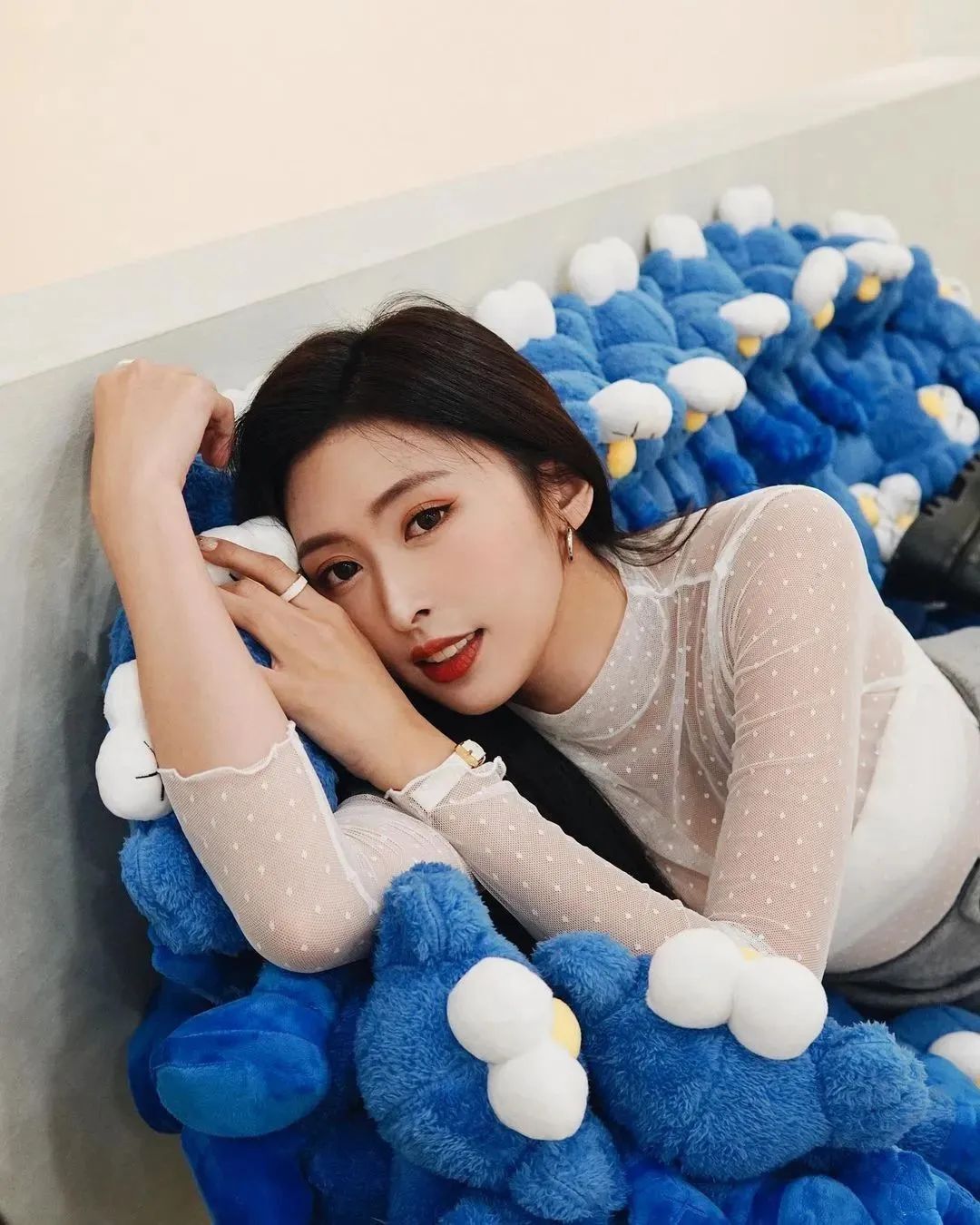 台湾校花徐明郁，甜美可人的她，是心动的感觉吗？