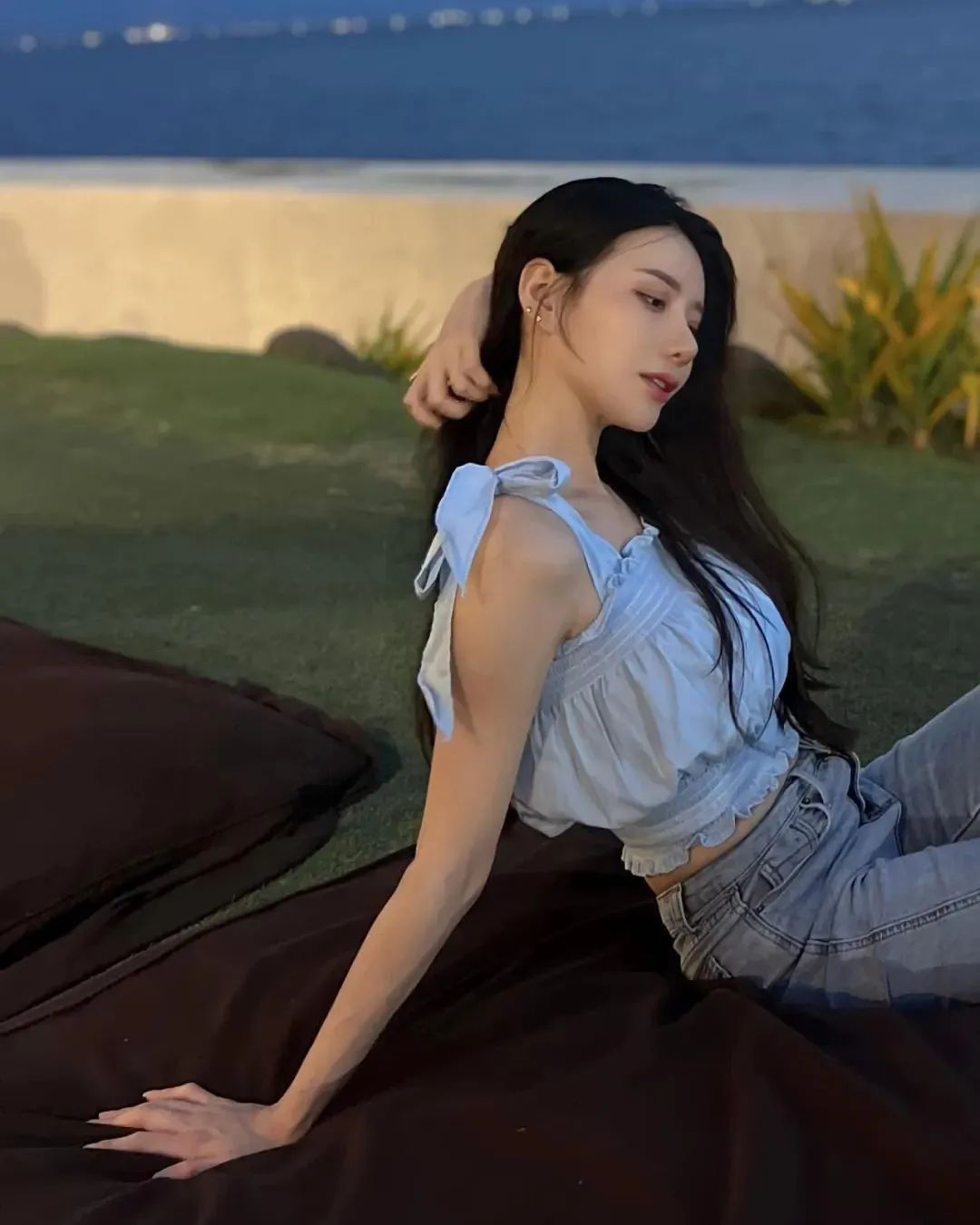 台湾网红王盈，甜美指数爆表的气质女神