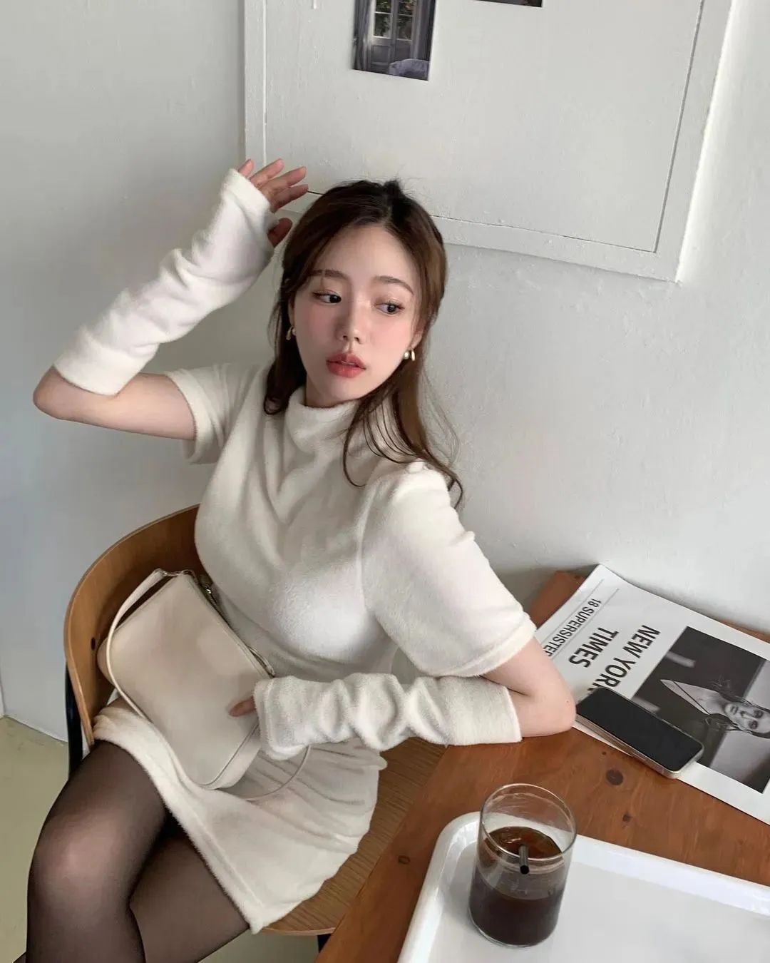韩国网红yenoj，清纯靓丽的美女留学生