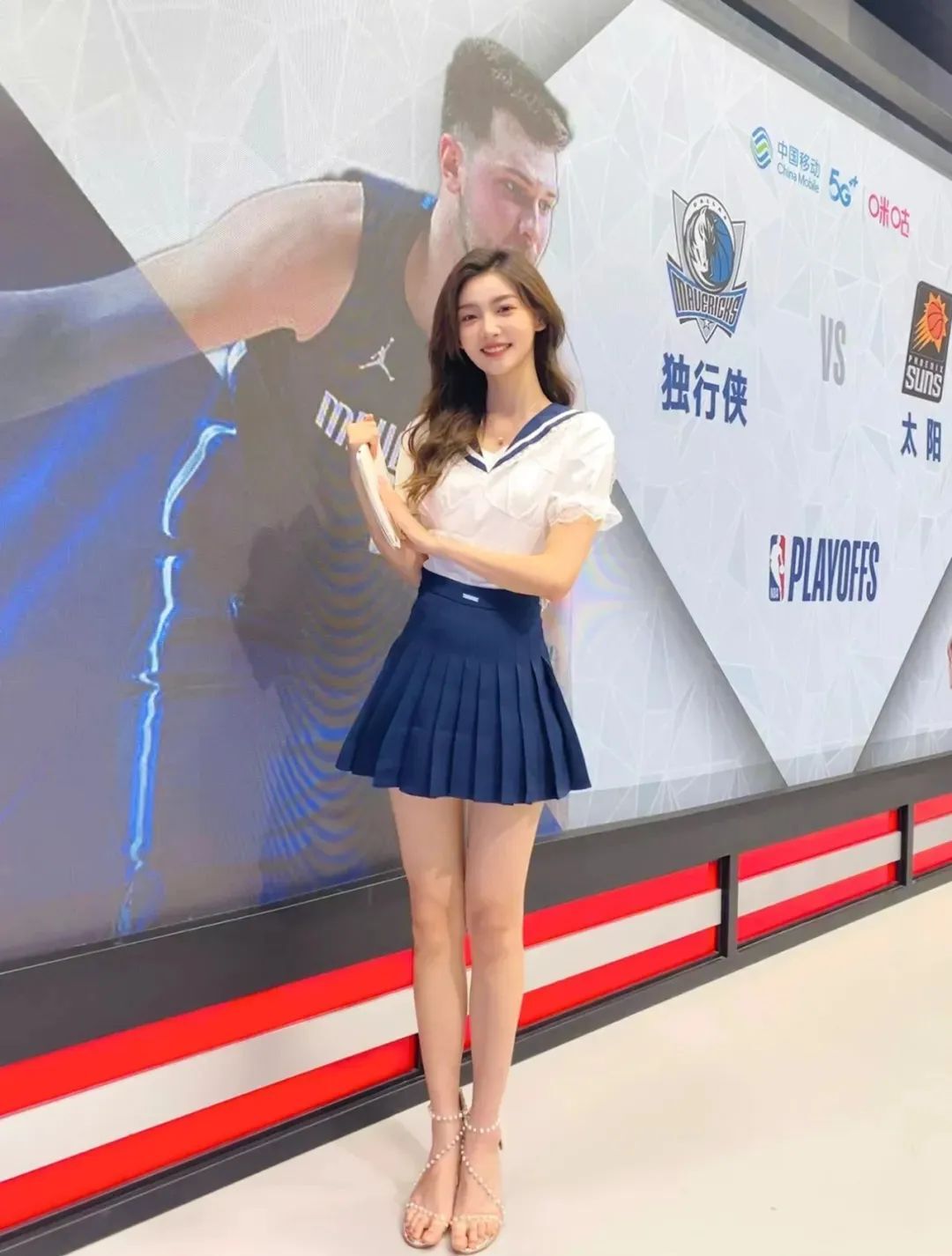 国产网红 | 金佳悦，甜美又迷人的NBA女主播