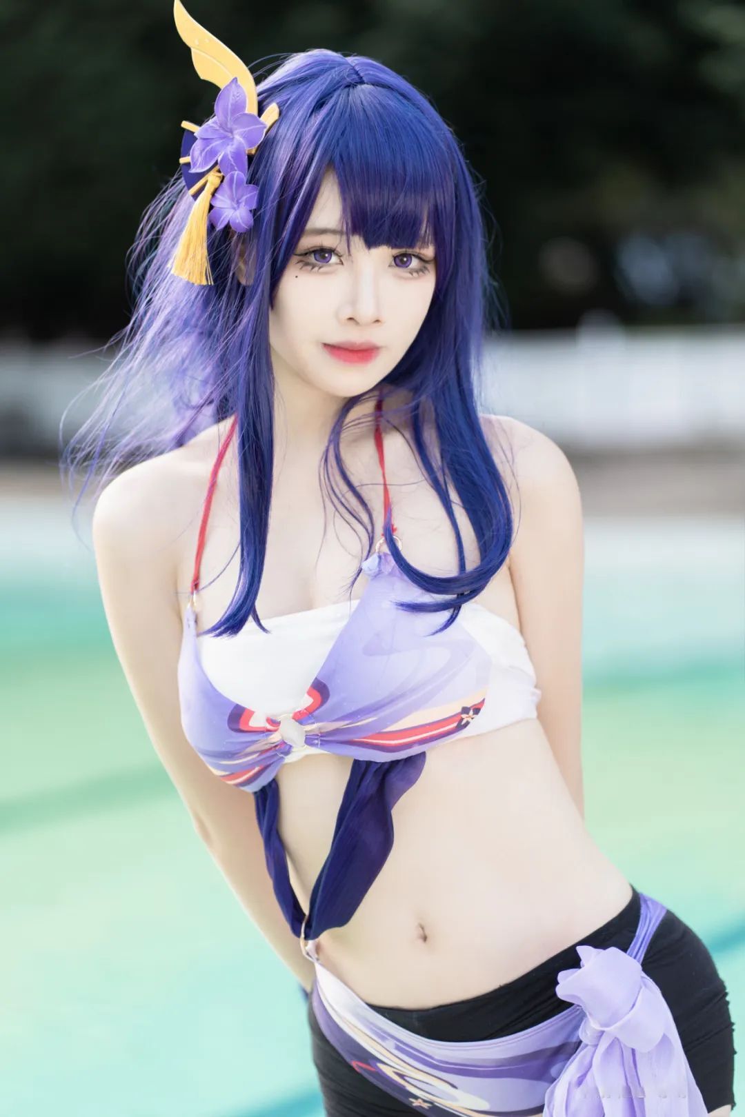 原神泳装cos合集！大草神身材碾压申鹤！妮露神子心海美爆了！