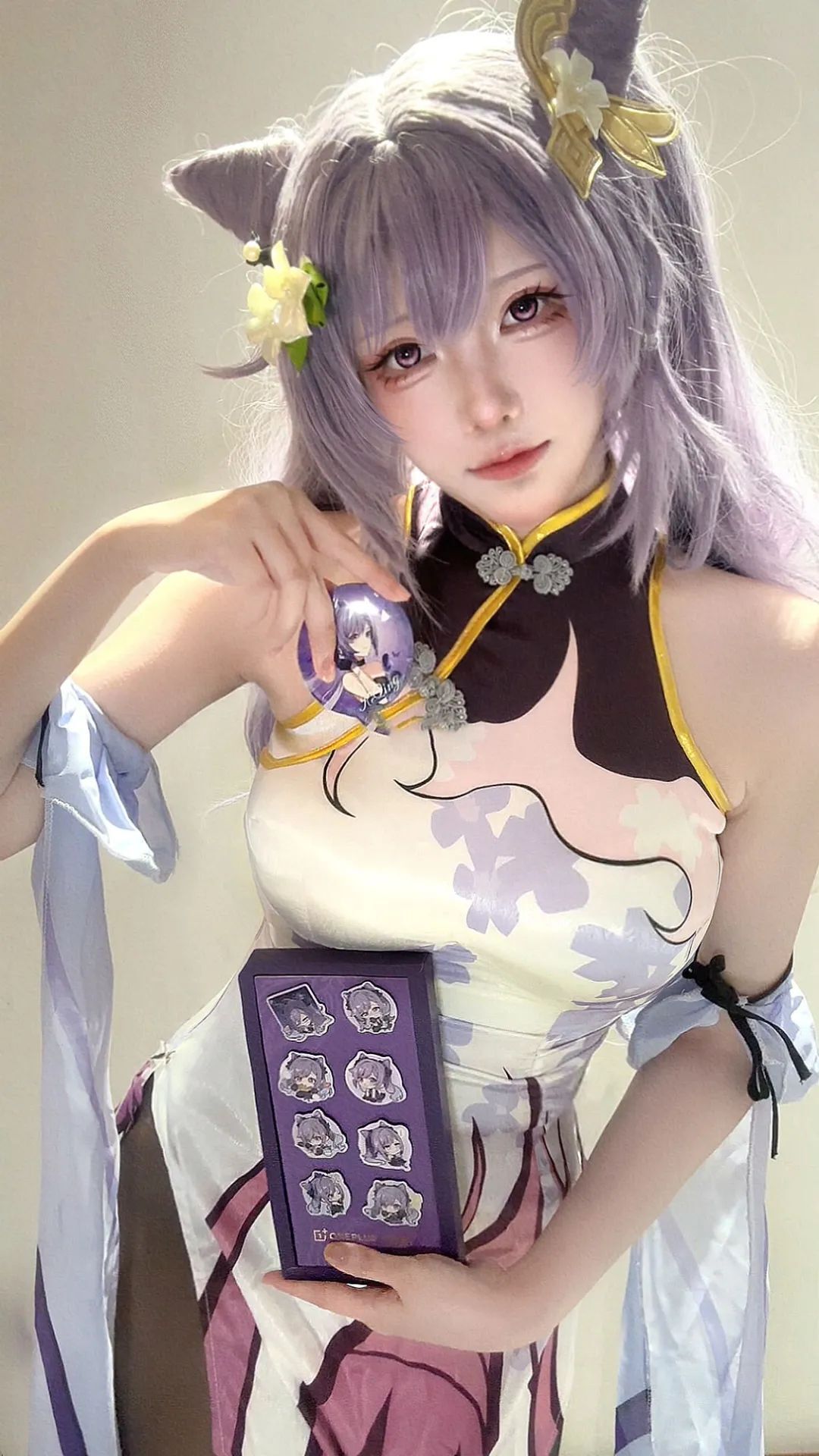 原神cos：旗袍刻晴太漂亮了！女仆装绫华太可爱！泳装心海太清凉了！